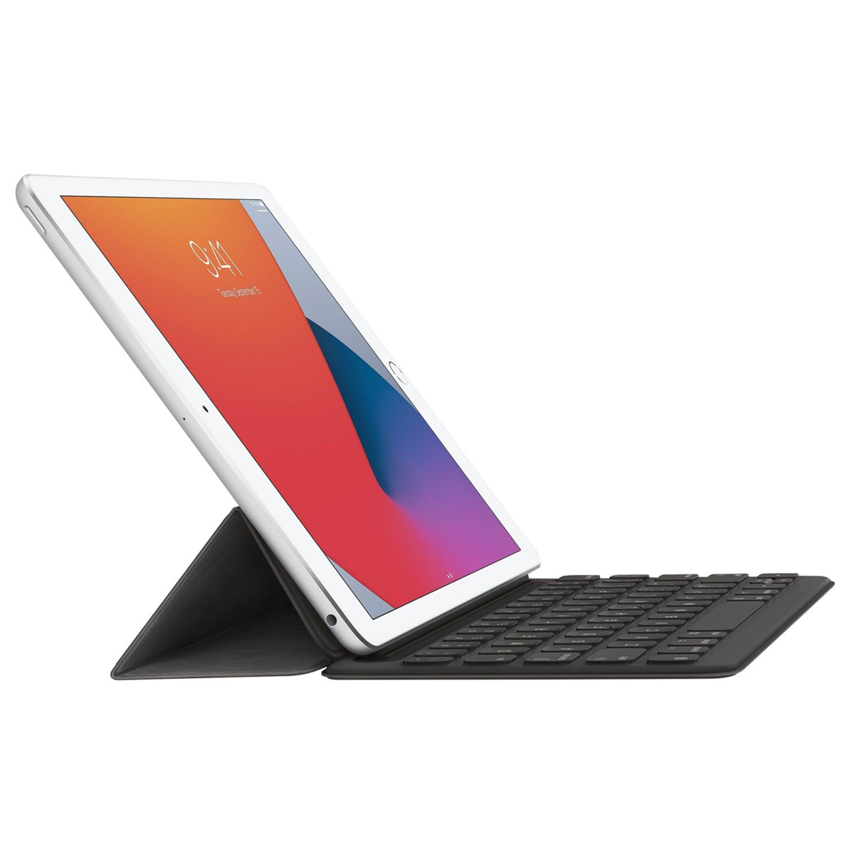 Smart Folio Keyboard für das Apple iPad 9 (2021) 10.2 Zoll / iPad 8 (2020) 10.2 Zoll / iPad 7 (2019) 10.2 Zoll / Air 3 (2019) / Pro 10.5 (2017) - QWERTY / INT - Schwarz