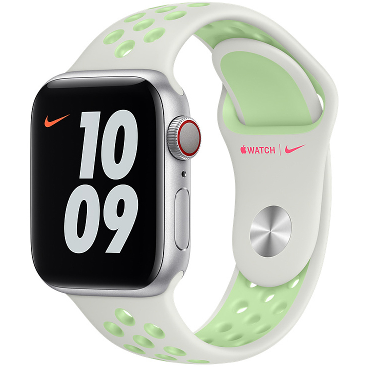 Nike Sport Armband für Apple Watch | 38/40/41/42 mm - Größe S/M/L - Spruce Aura / Vapor Green