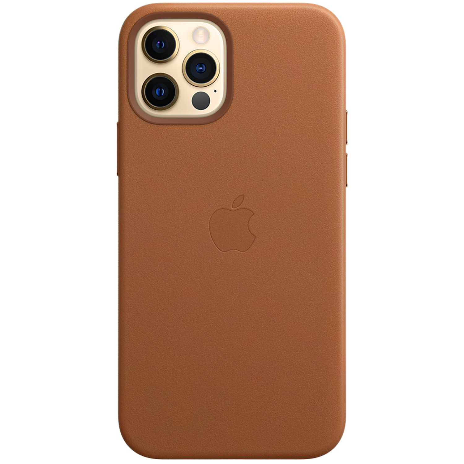 Leder-Case MagSafe für das Apple iPhone 12 (Pro) - Saddle Brown
