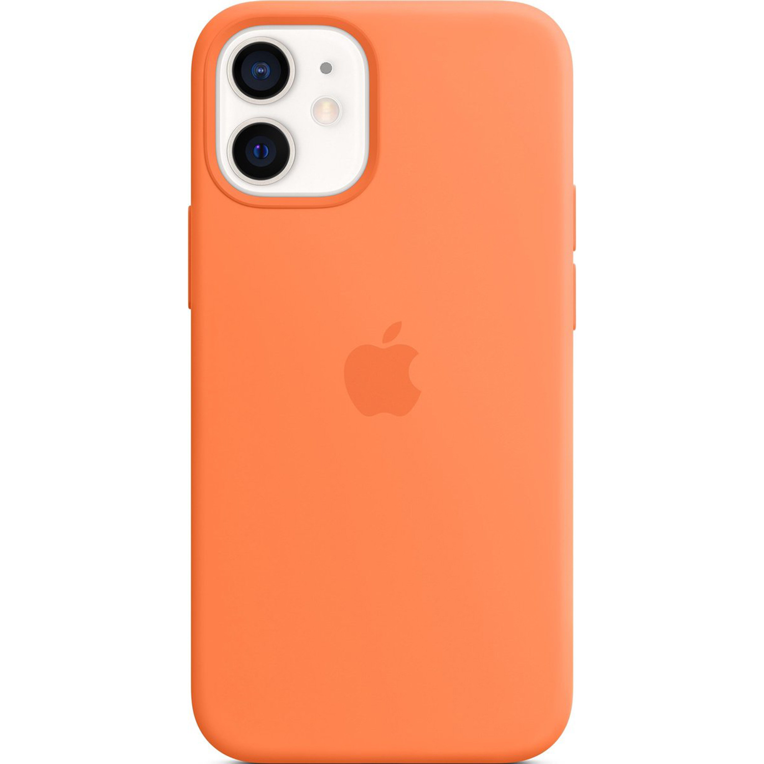 Silikon-Case MagSafe für das Apple iPhone 12 Mini - Kumquat