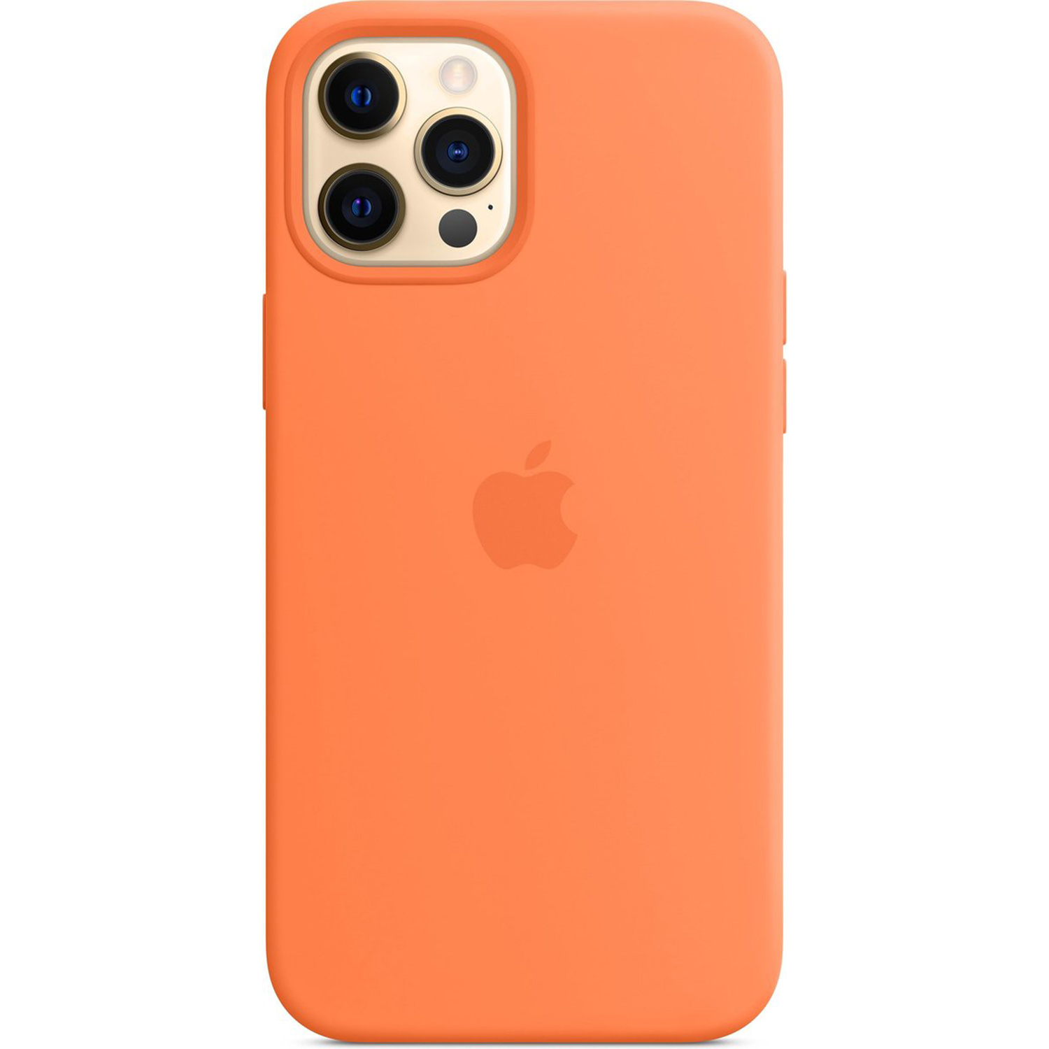 Silikon-Case MagSafe für das Apple iPhone 12 Pro Max - Kumquat