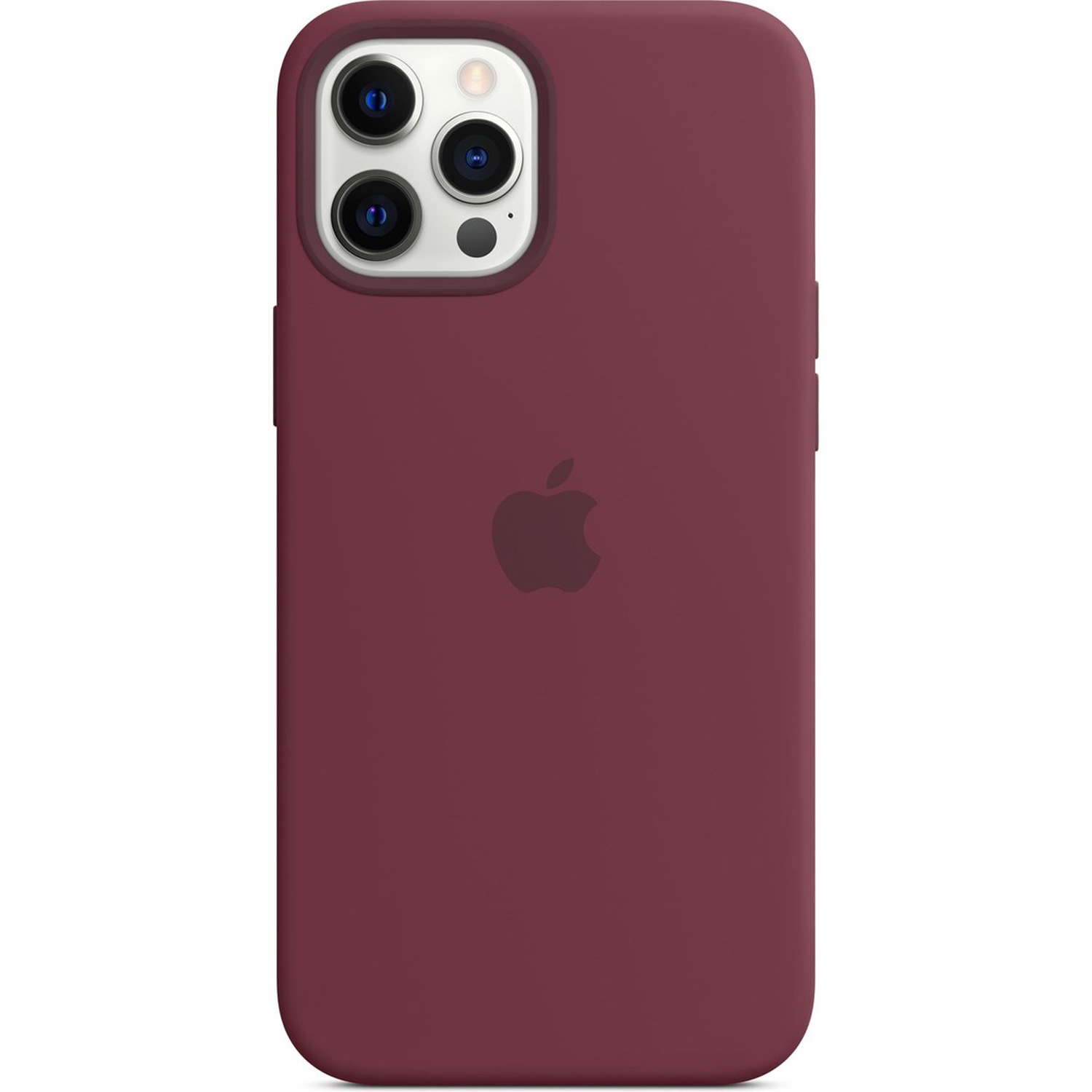 Silikon-Case MagSafe für das Apple iPhone 12 Pro Max - Plum