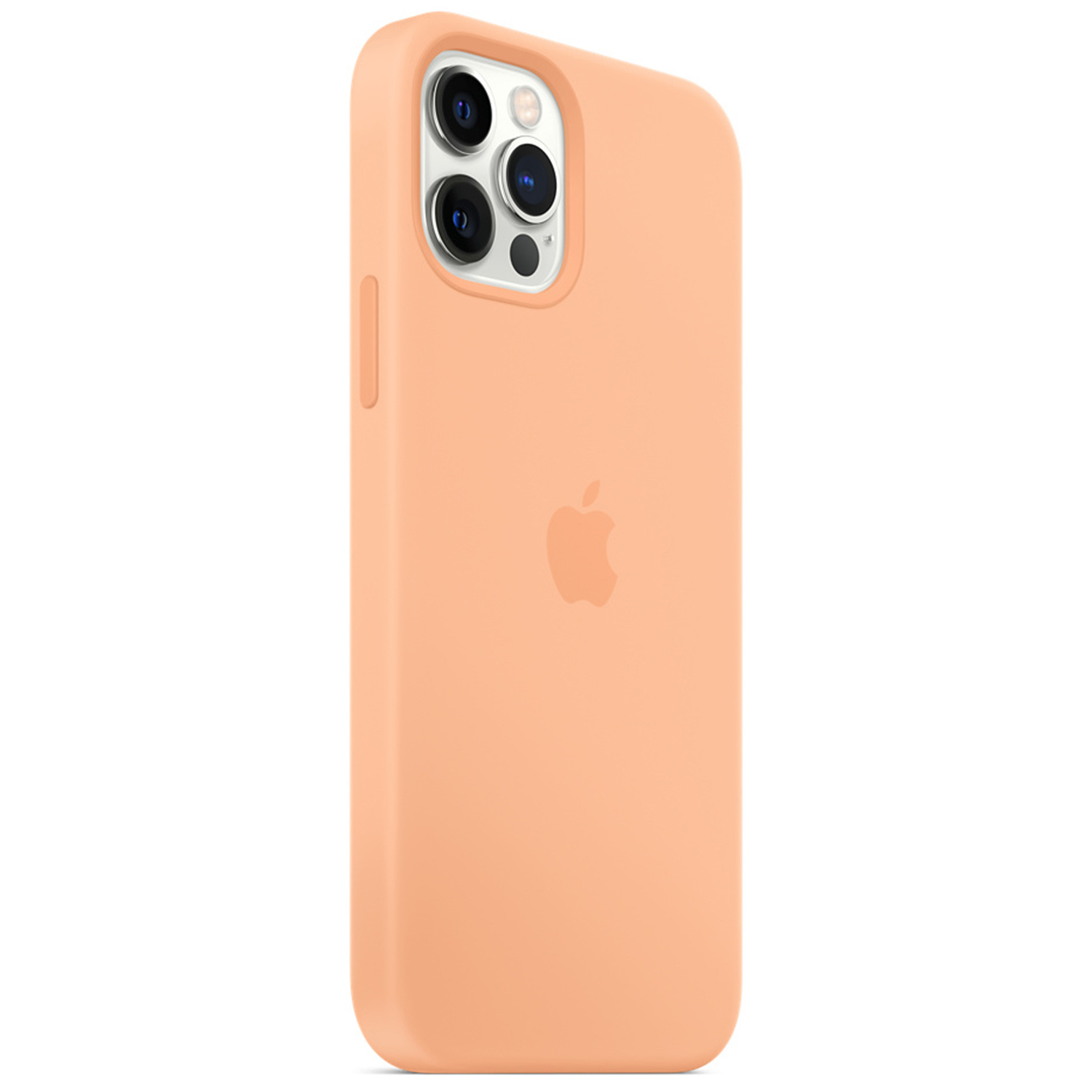 Silikon-Case MagSafe für das Apple iPhone 12 Pro Max - Cantaloupe
