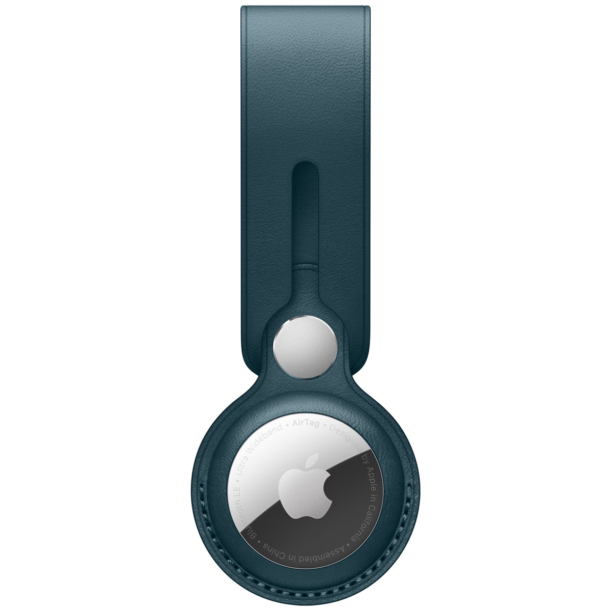 Leather Loop für das Apple AirTag - Baltic Blue