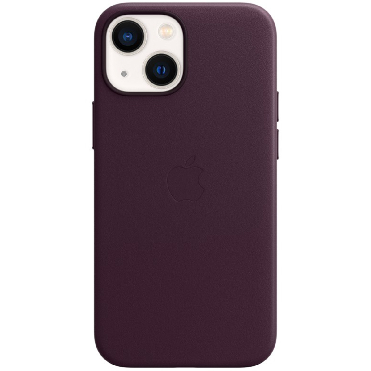 Leder-Case MagSafe für das Apple iPhone 13 Mini - Dark Cherry