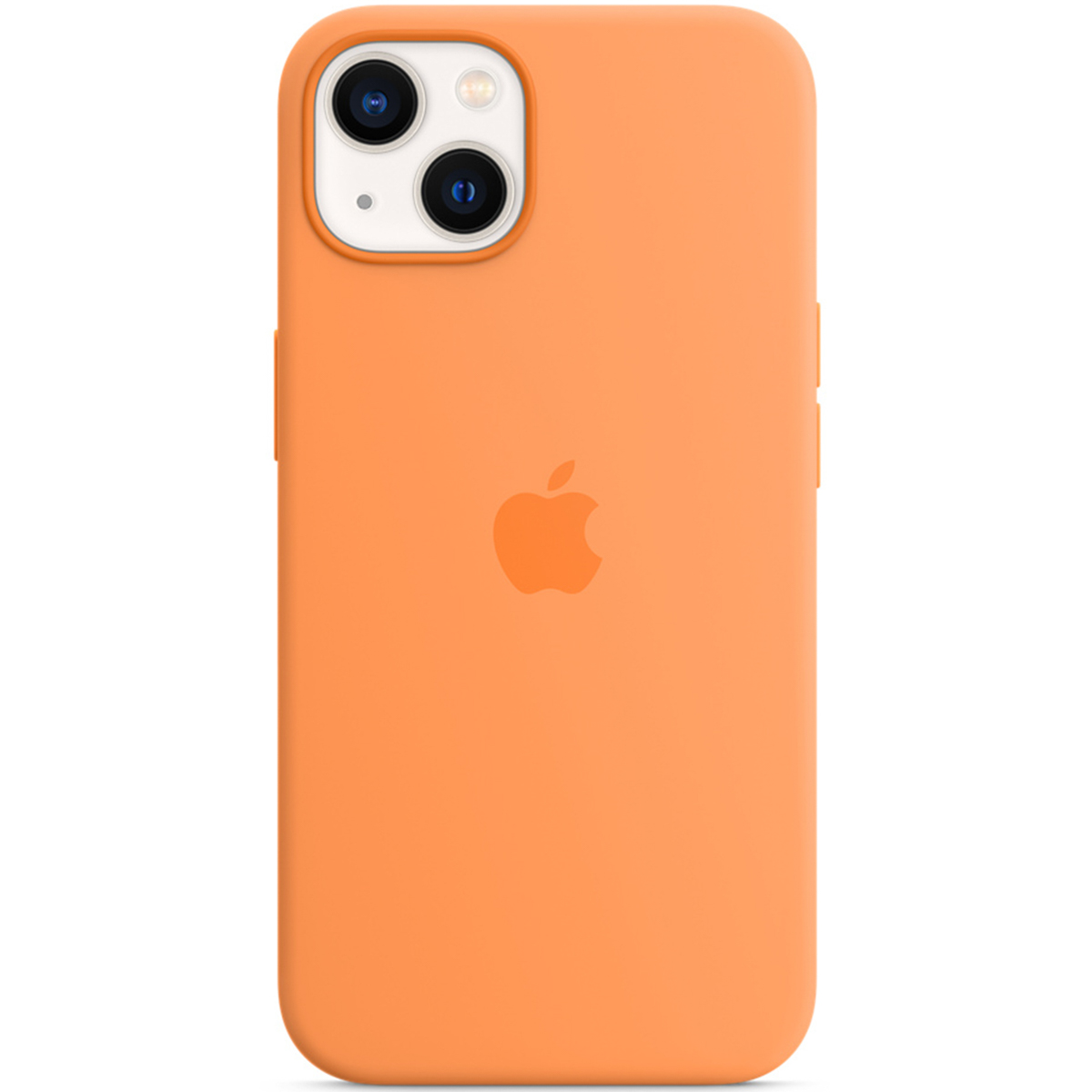Silikon-Case MagSafe für das Apple iPhone 13 Mini - Marigold