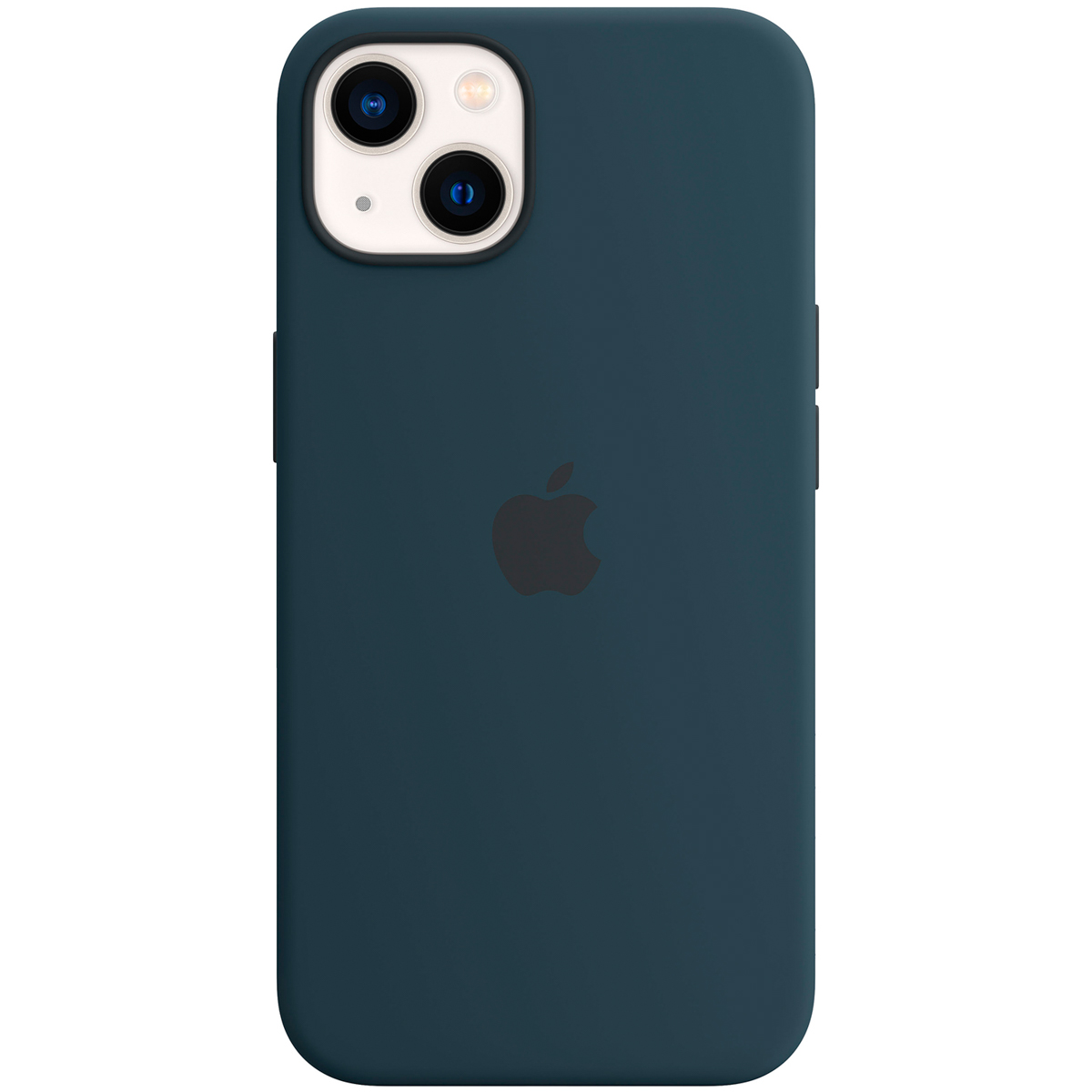 Silikon-Case MagSafe für das Apple iPhone 13 - Abyss Blue