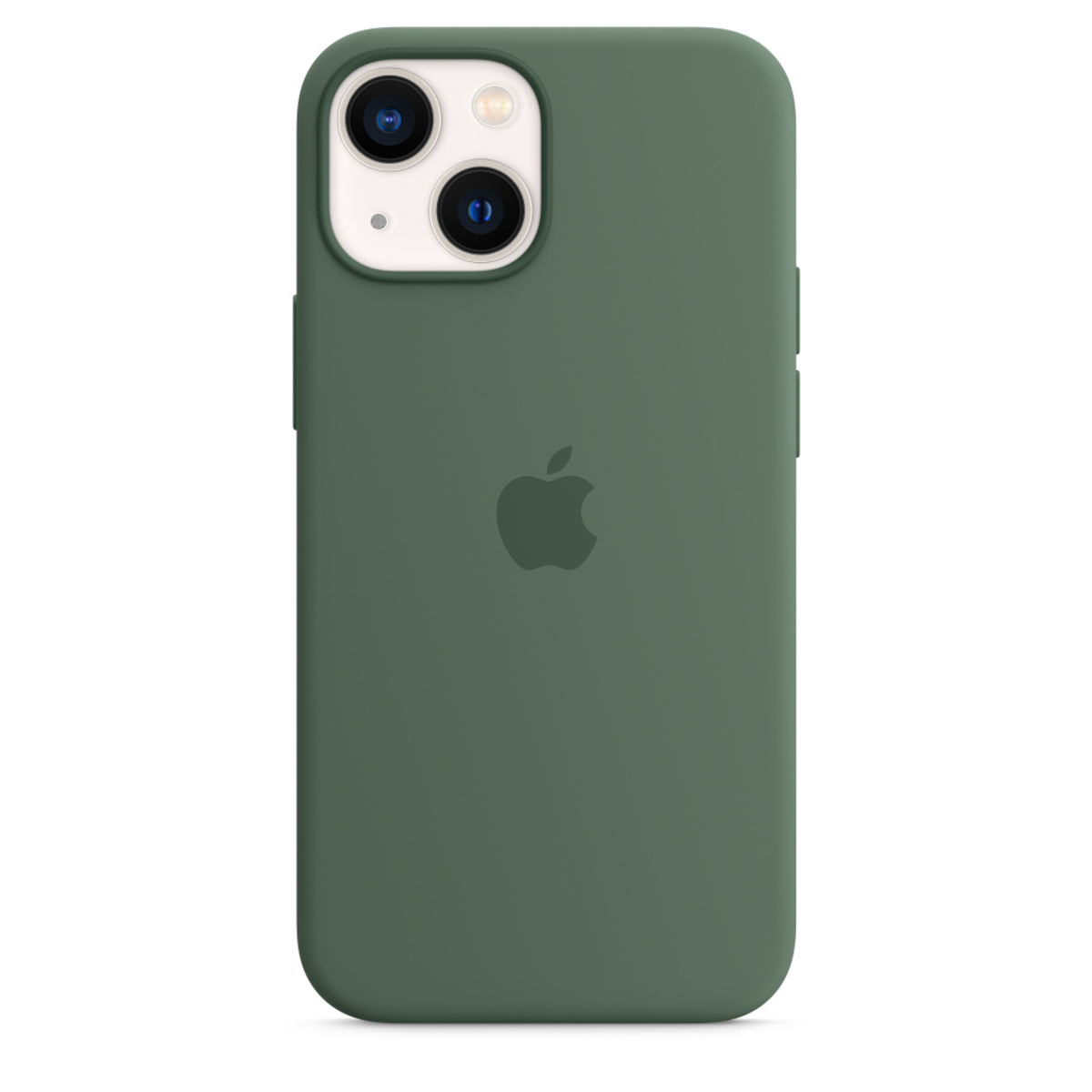 Silikon-Case MagSafe für das Apple iPhone 13 Mini - Eucalyptus