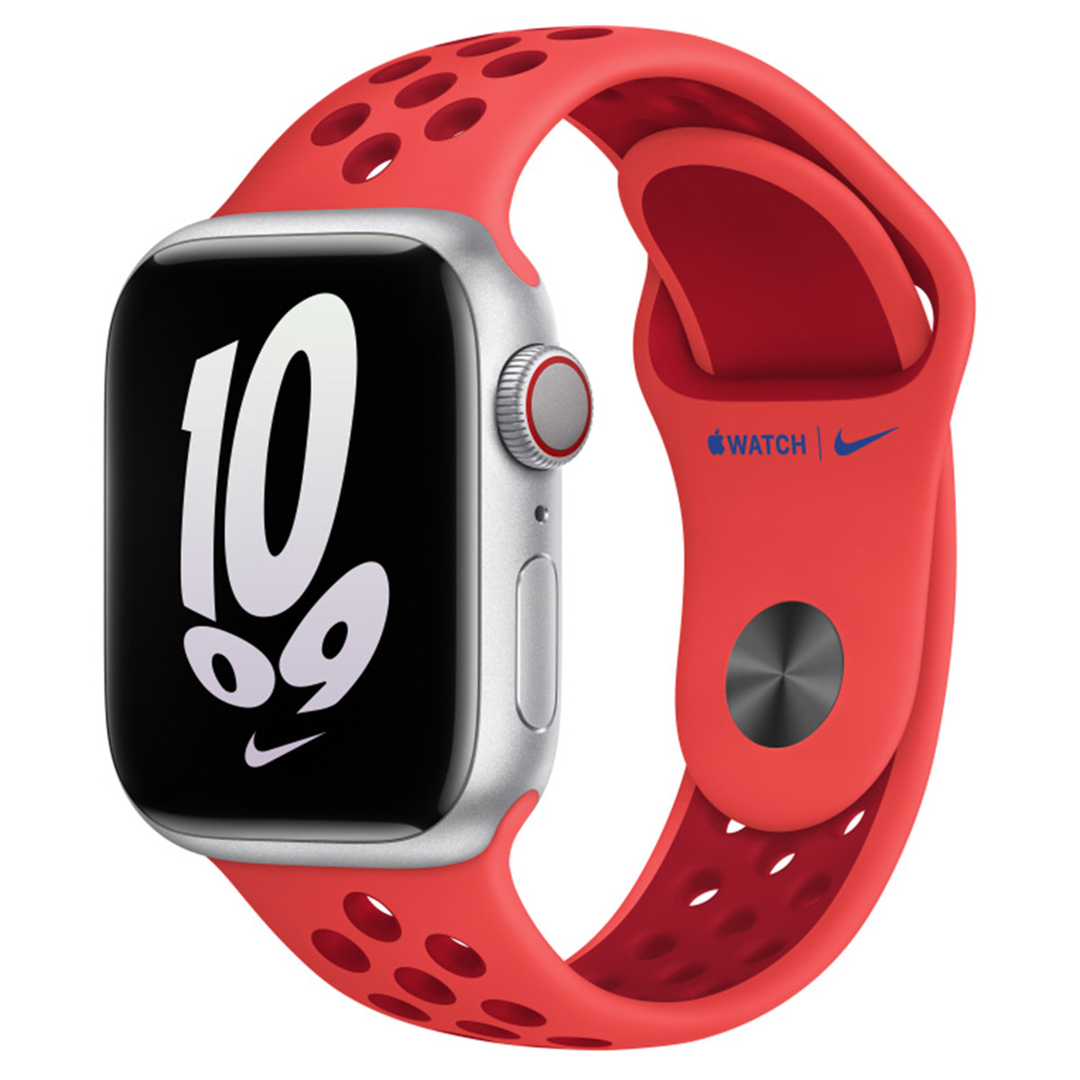 Nike Sport Armband für Apple Watch | 38/40/41/42 mm – Größe S/M/L – Bright Crimson / Gym Red