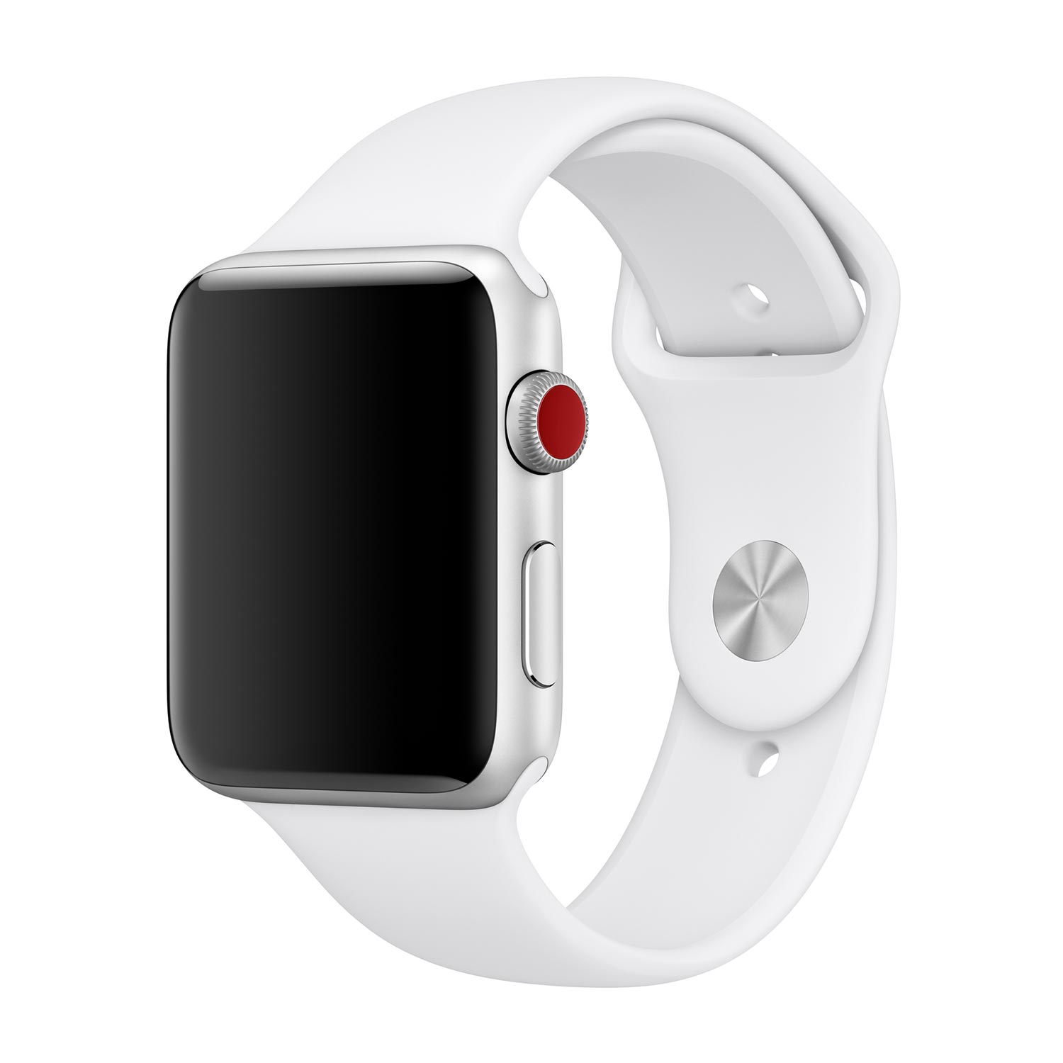 Sport Armband für Apple Watch | 38/40/41/42 mm – Größe M/L – Weiß