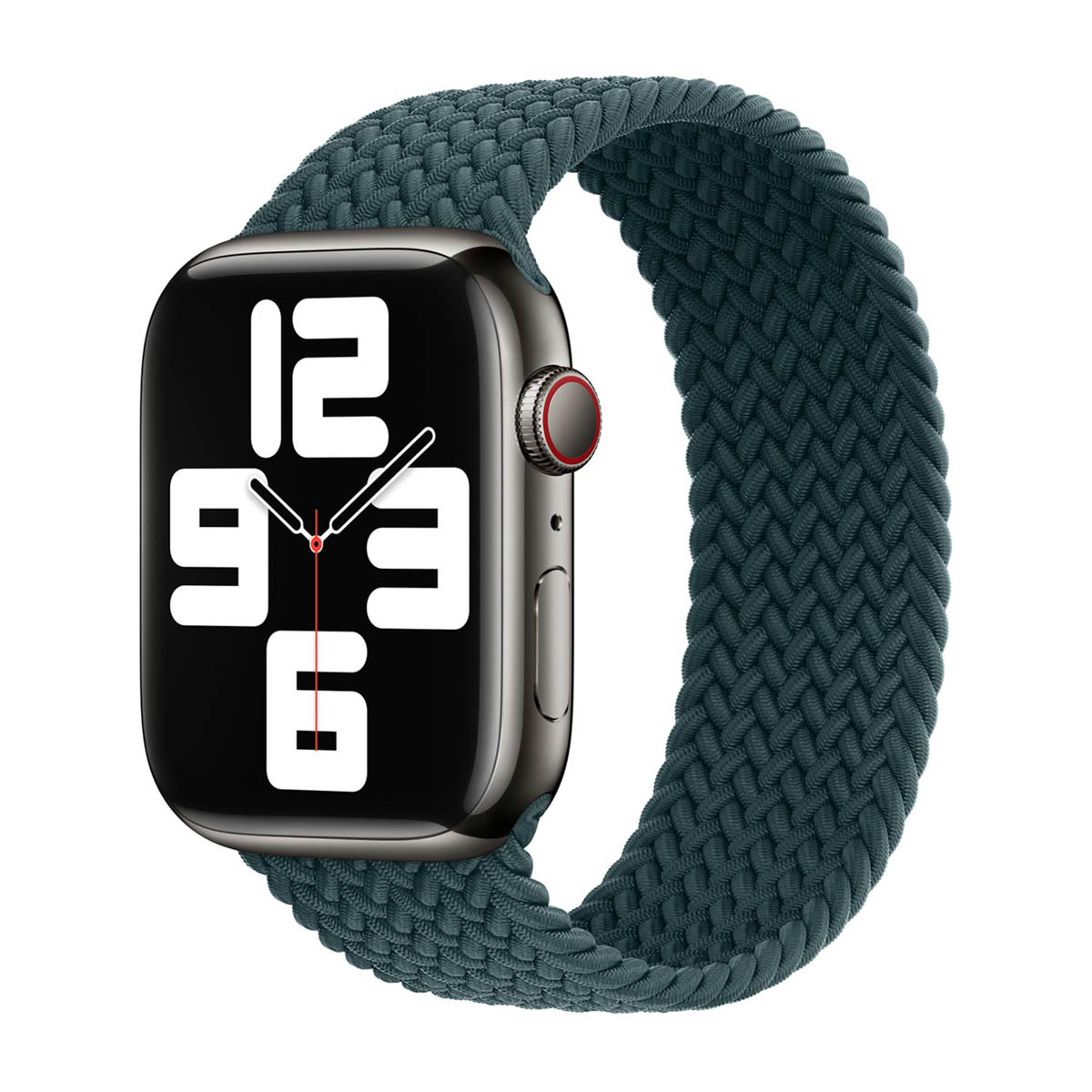 Geflochtenes Solo Loop für Apple Watch | 38/40/41/42 mm - Größe 8 - Rainforest