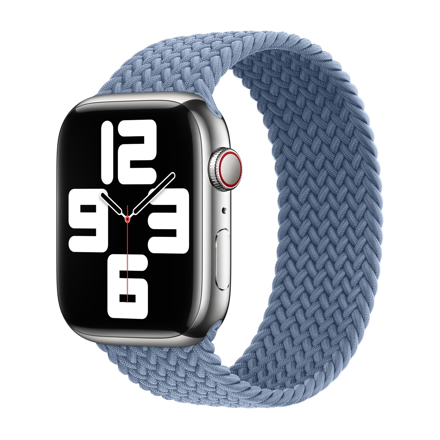 Geflochtenes Solo Loop für Apple Watch | 38/40/41/42 mm – Größe 6 – Slate Blue