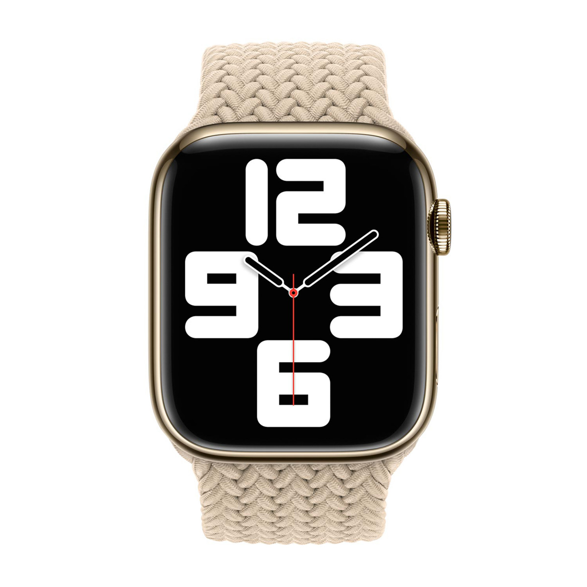 Geflochtenes Solo Loop für Apple Watch | 38/40/41/42 mm – Größe 9 – Beige