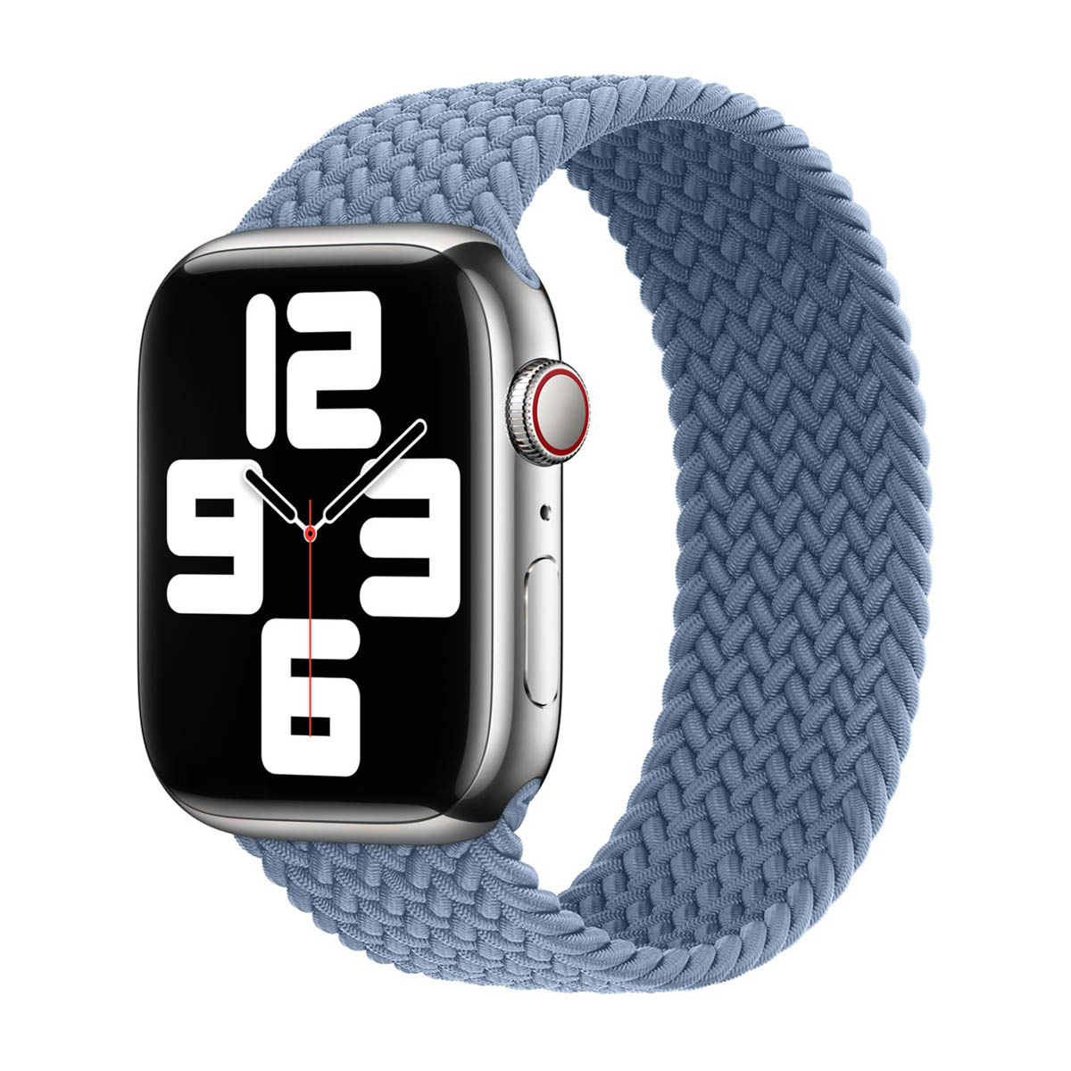 Geflochtenes Solo Loop für Apple Watch | 44/45/46/49 mm - Größe 12 - Slate Blue