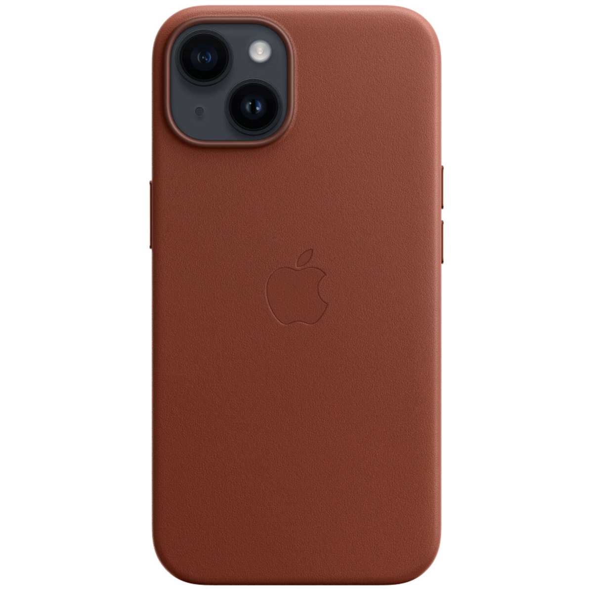 Leder-Case MagSafe für das Apple iPhone 14 – Umber