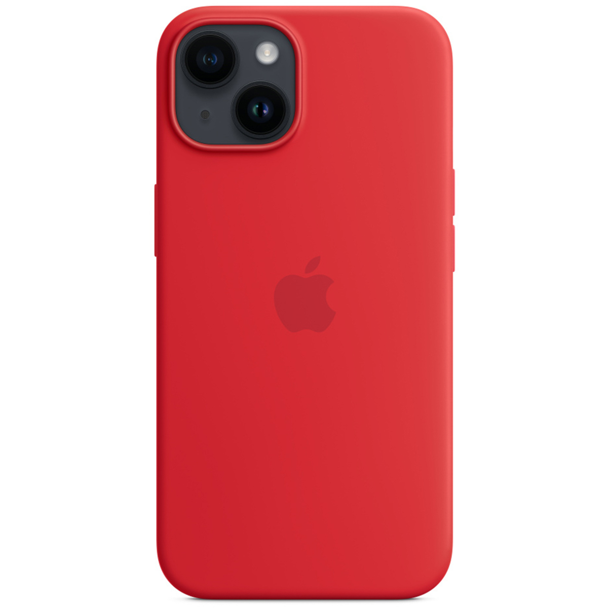 Silikon-Case MagSafe für das Apple iPhone 14 - Red