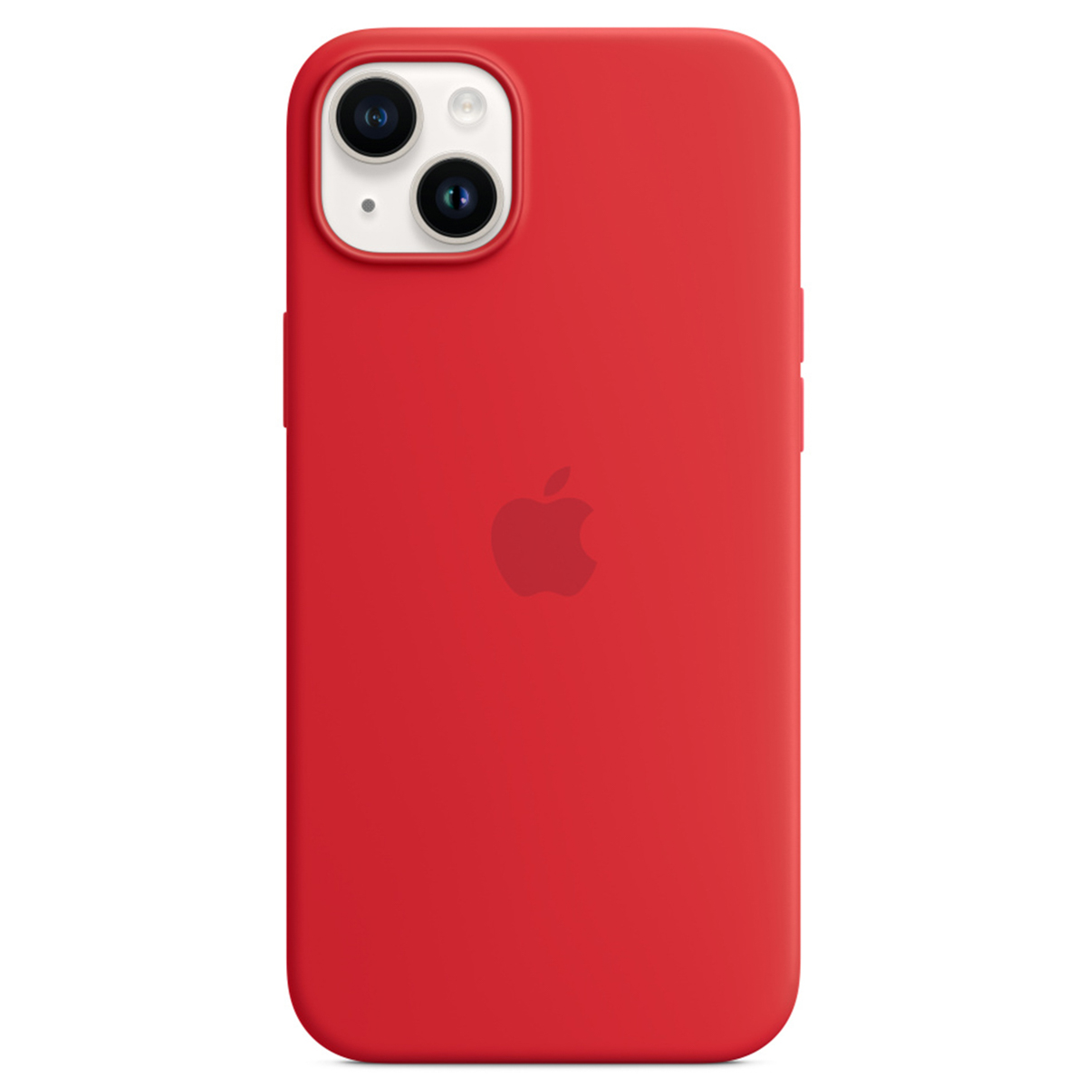 Silikon-Case MagSafe für das Apple iPhone 14 Plus - Red