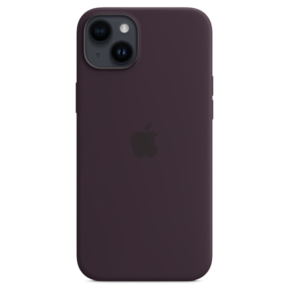 Silikon-Case MagSafe für das Apple iPhone 14 Plus - Elderberry