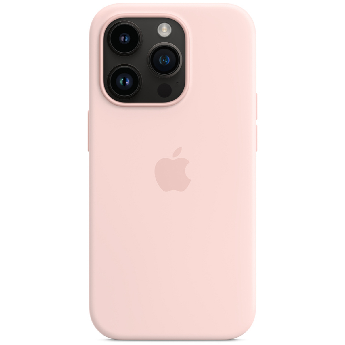 Silikon-Case MagSafe für das Apple iPhone 14 Pro – Chalk Pink