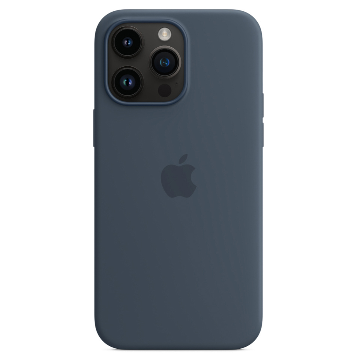 Silikon-Case MagSafe für das Apple iPhone 14 Pro Max - Storm Blue