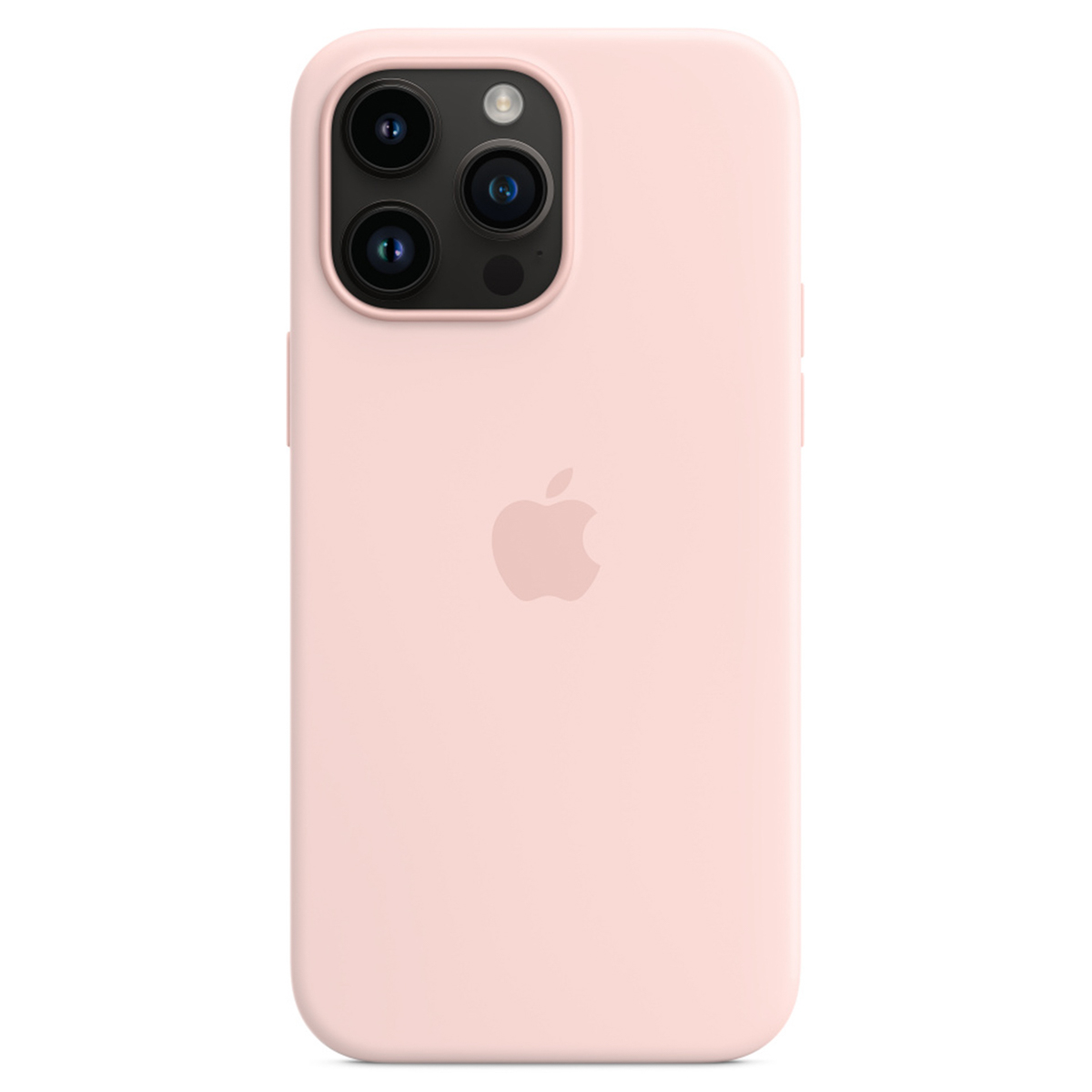 Silikon-Case MagSafe für das Apple iPhone 14 Pro Max – Chalk Pink