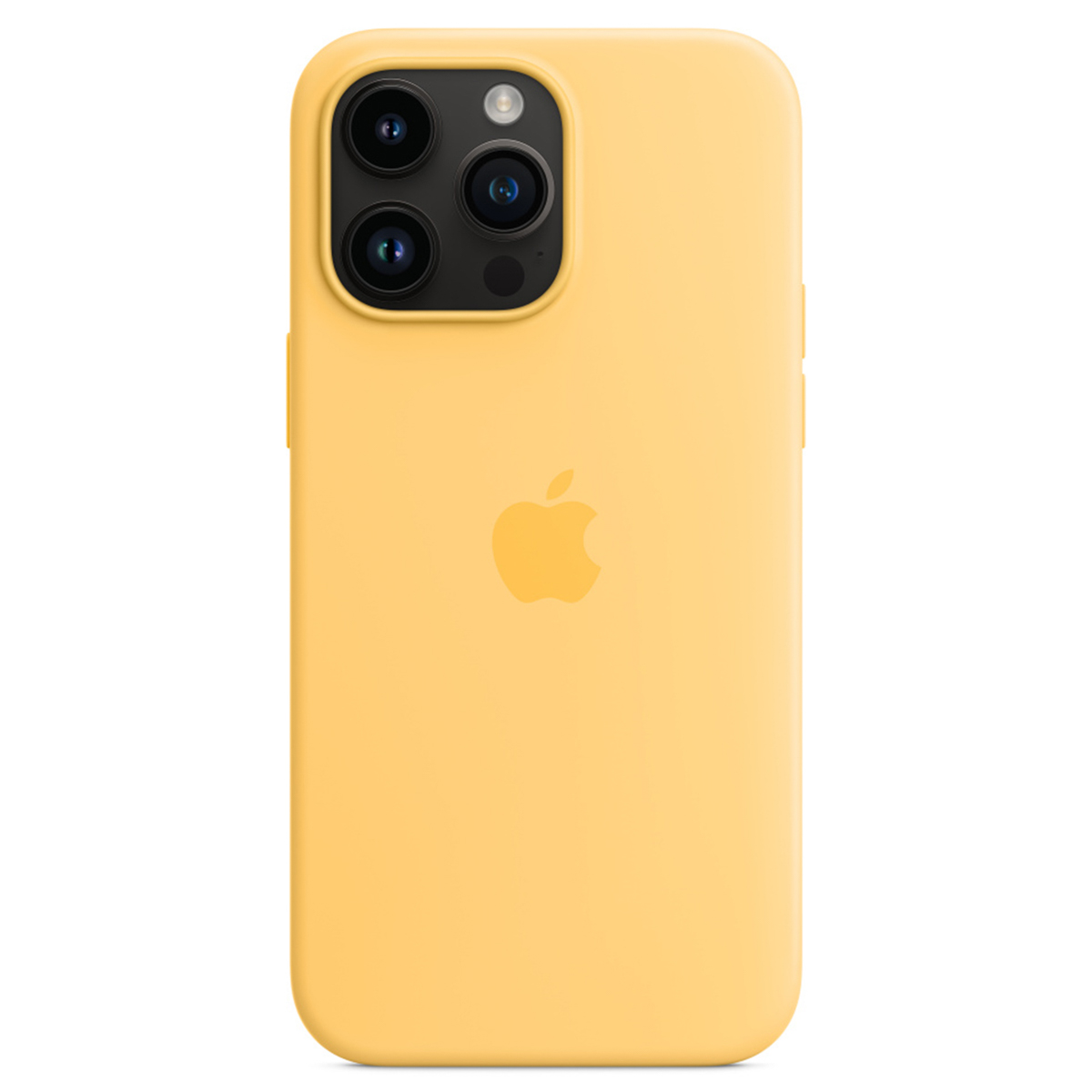 Silikon-Case MagSafe für das Apple iPhone 14 Pro Max – Sunglow