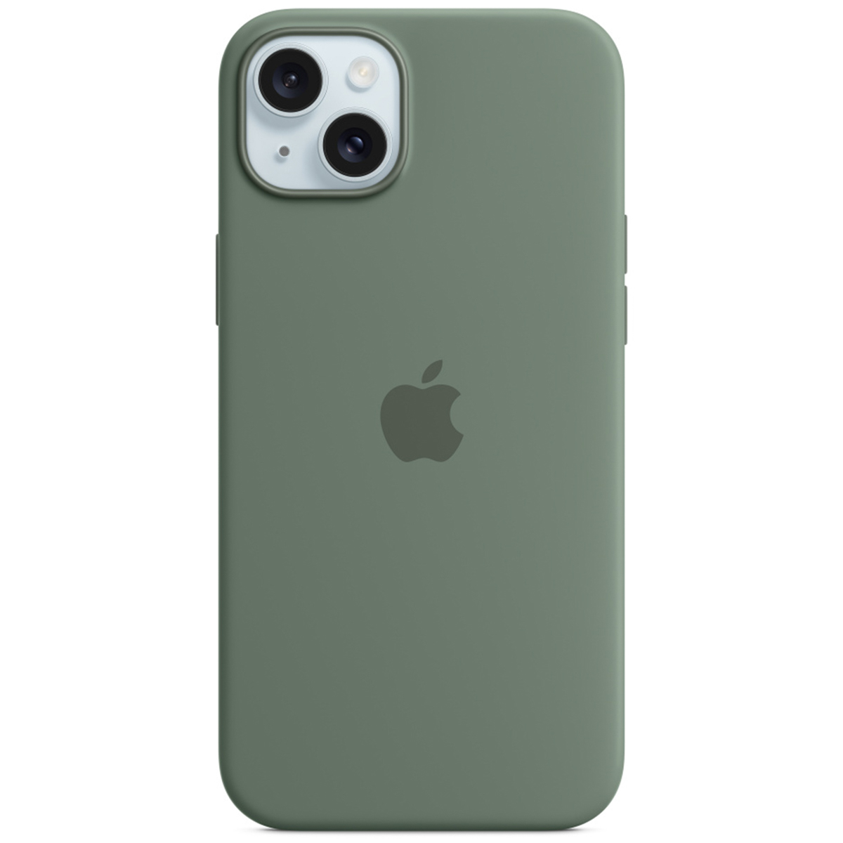 Silikon-Case MagSafe für das Apple iPhone 15 Plus - Cypress