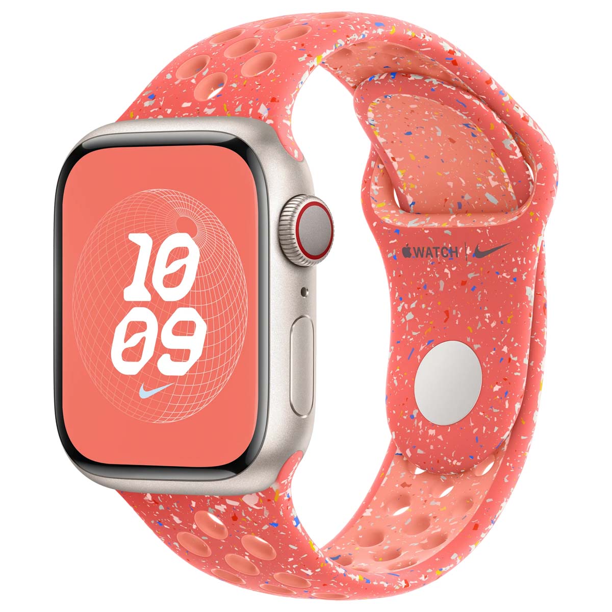 Nike Sport Armband für Apple Watch | 38/40/41/42 mm – Größe S/M – Magic Ember