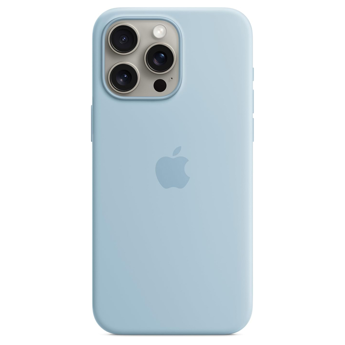 Silikon-Case MagSafe für das Apple iPhone 15 Pro Max - Light Blue