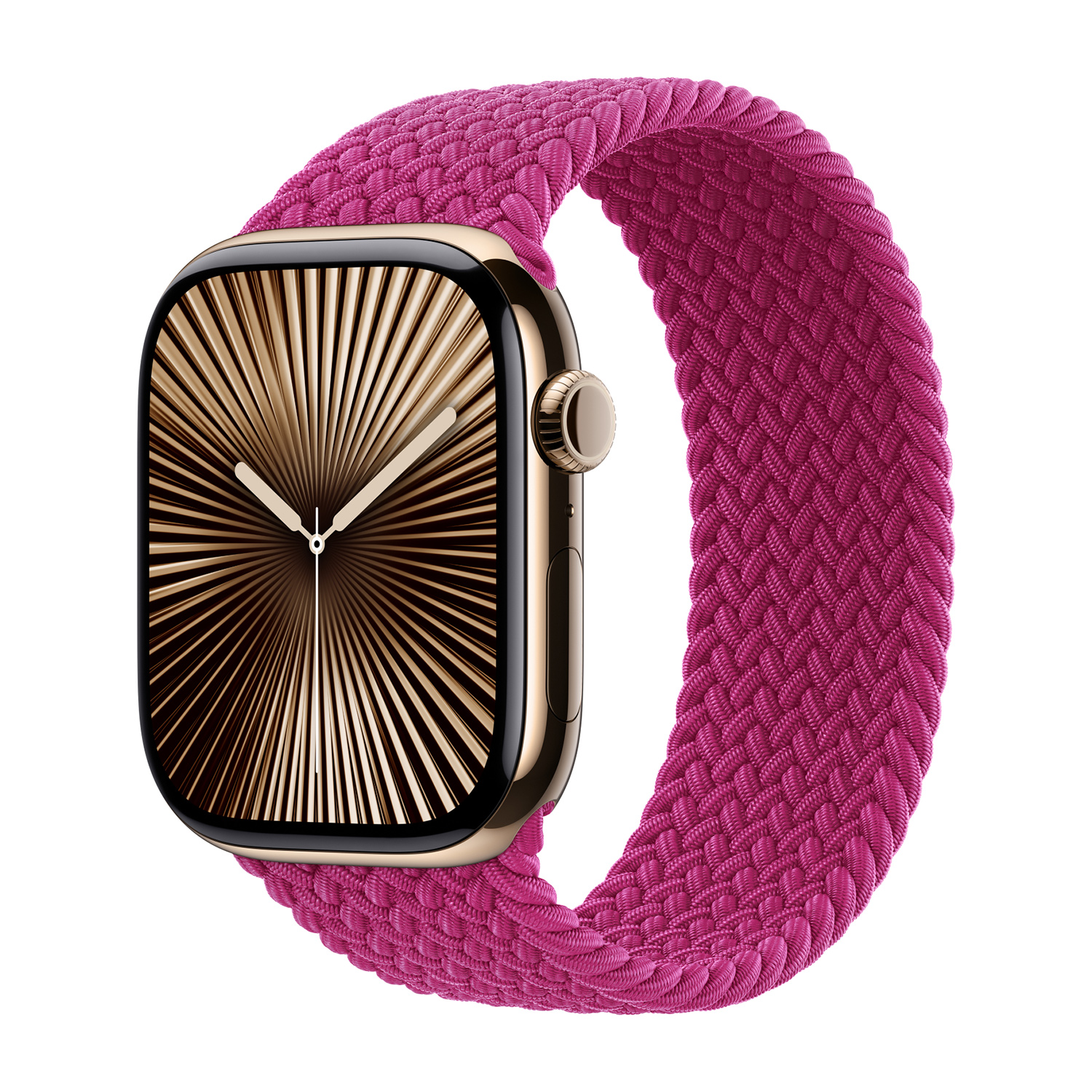 Geflochtenes Solo Loop für Apple Watch | 38/40/41/42 mm - Größe 9 - Magenta