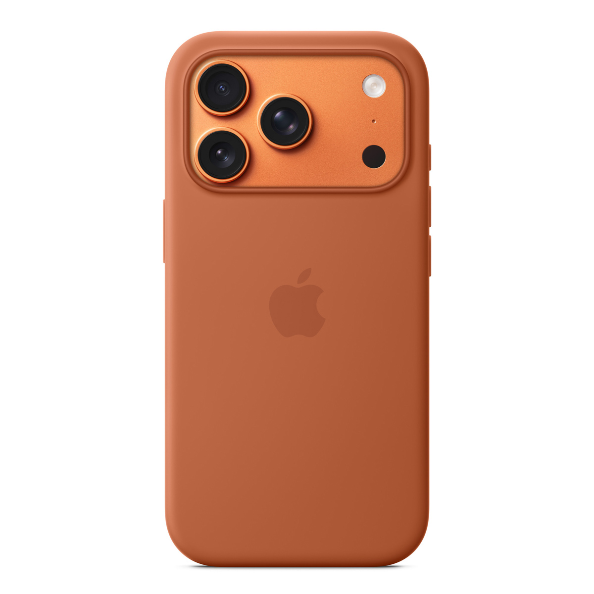 Silikonhülle mit MagSafe für das Apple iPhone 17 Pro - Terracotta