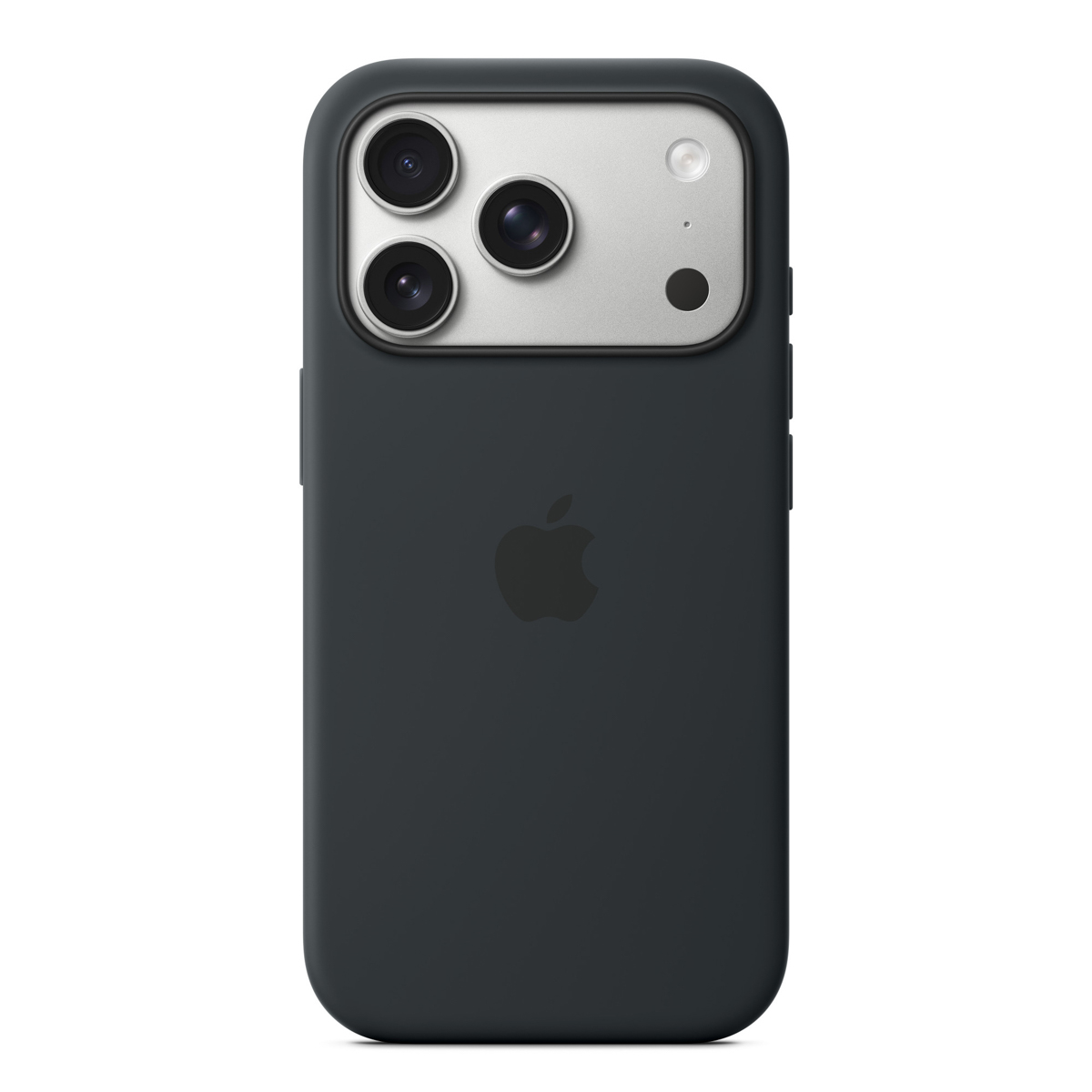 Silikonhülle mit MagSafe für das Apple iPhone 17 Pro - Schwarz