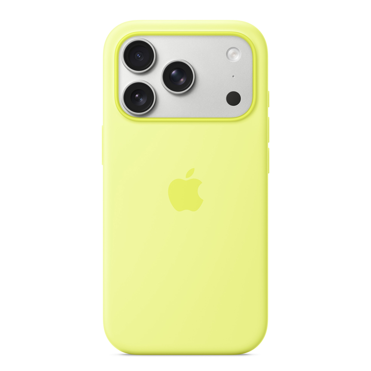 Silikonhülle mit MagSafe für das Apple iPhone 17 Pro Max - Neon Yellow