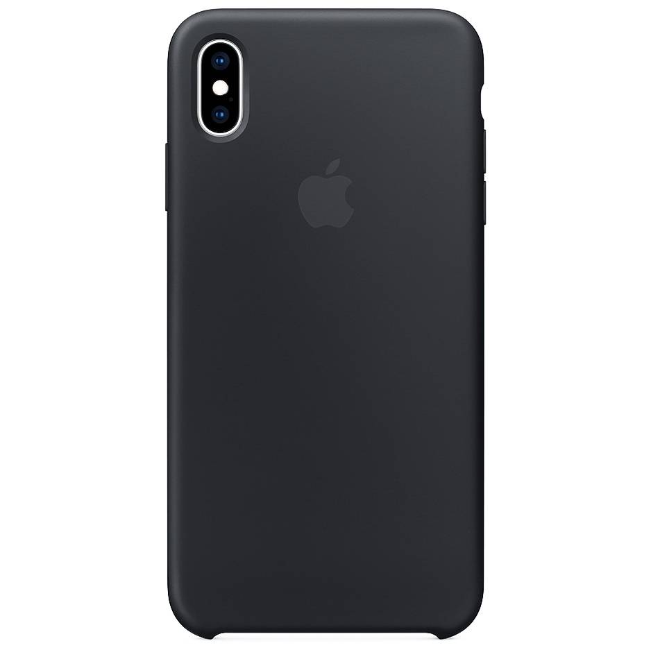 Silikoncase für das Apple iPhone Xs Max - Schwarz