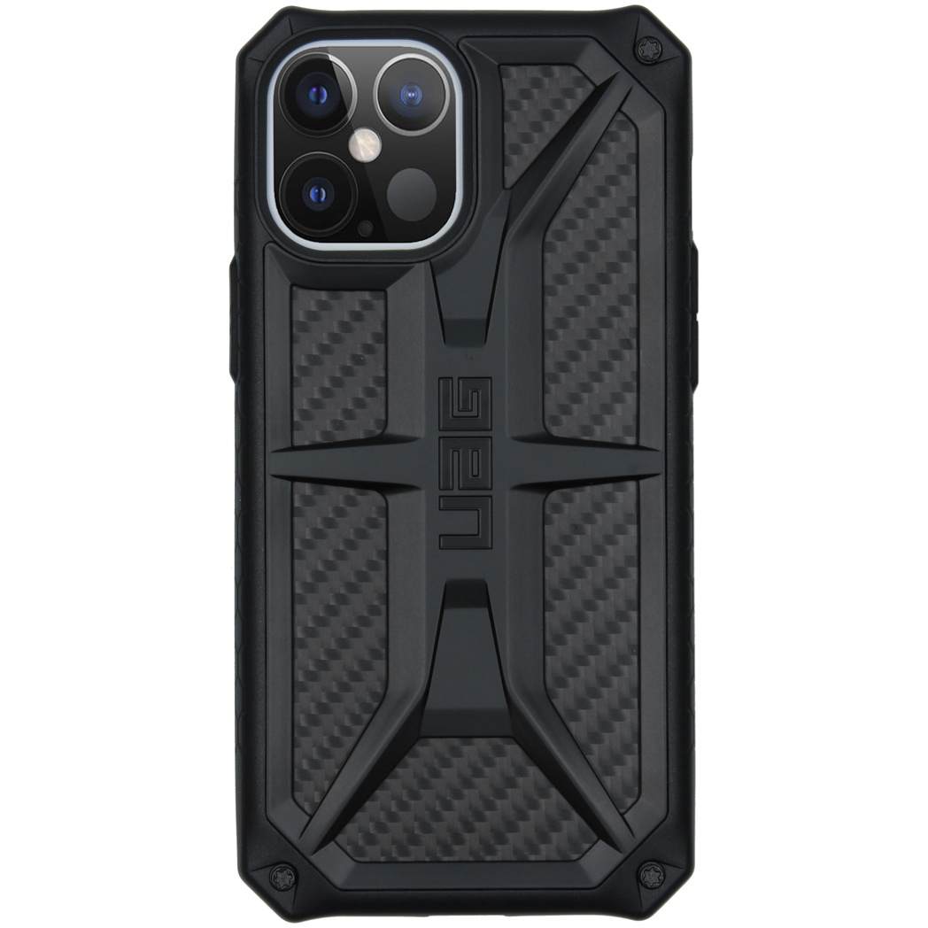 UAG Monarch Case für das iPhone 12 Pro Max - Carbon Fiber Black