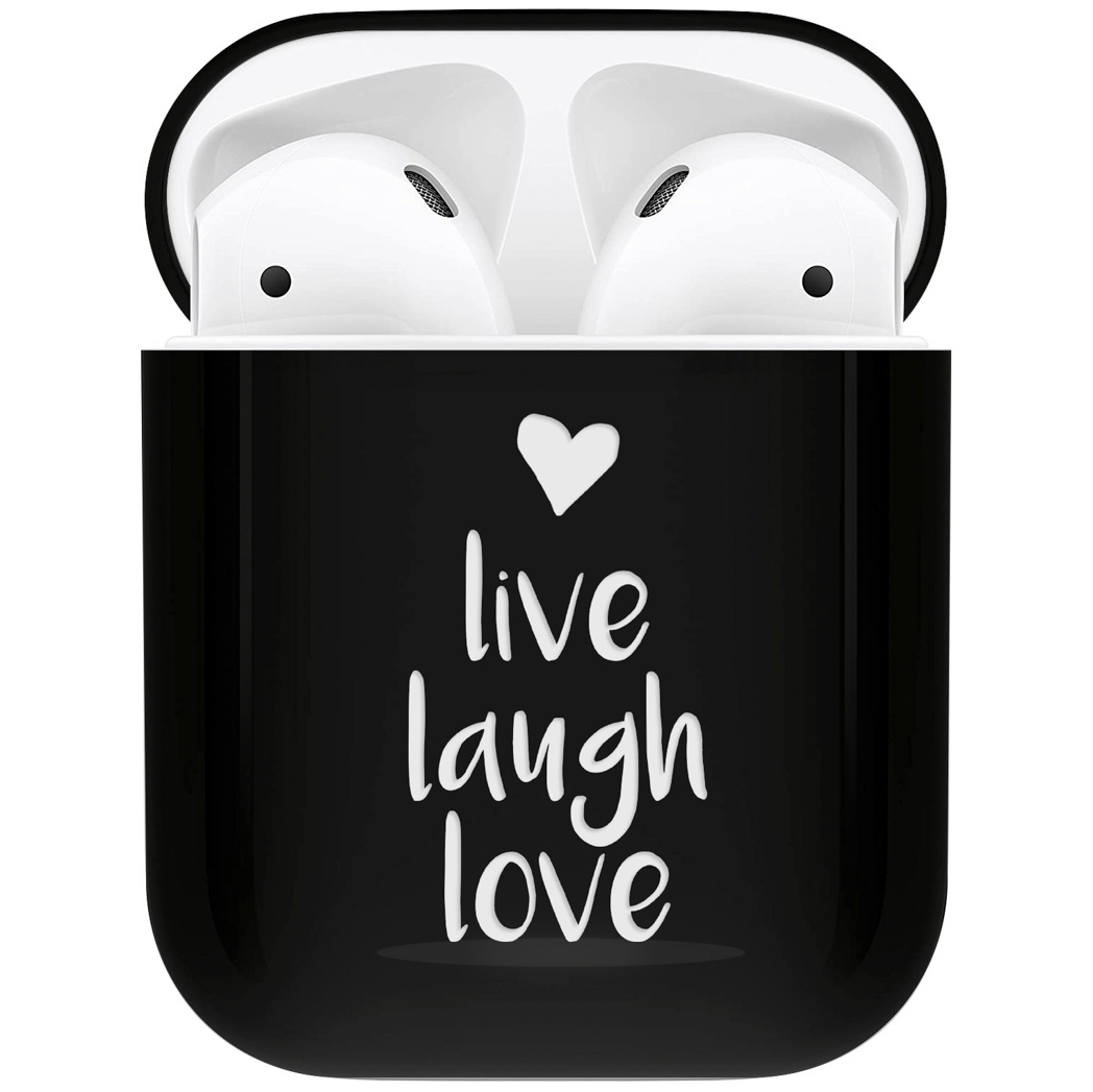 imoshion Design Hardcover Case für Apple AirPods 1 / 2 - Live Laugh Love