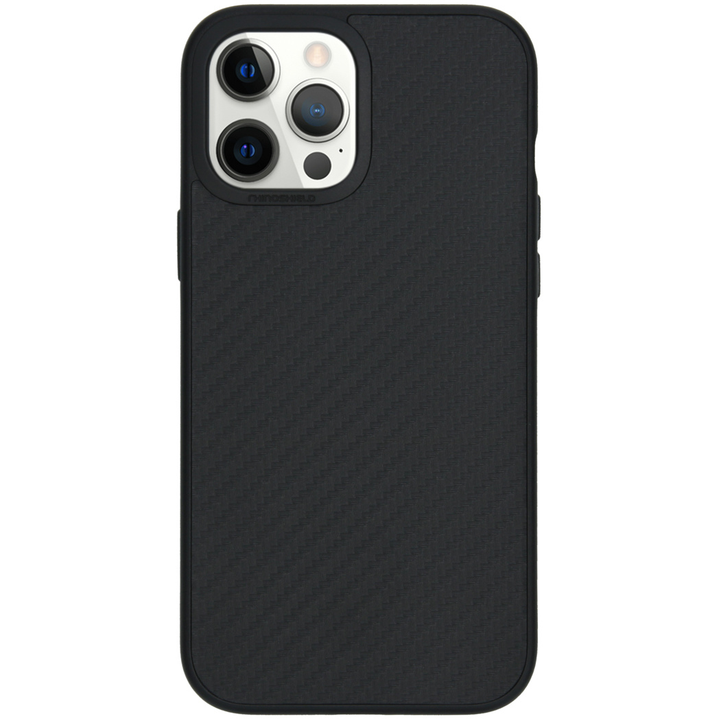 RhinoShield SolidSuit Backcover für das iPhone 12 Pro Max Carbon
