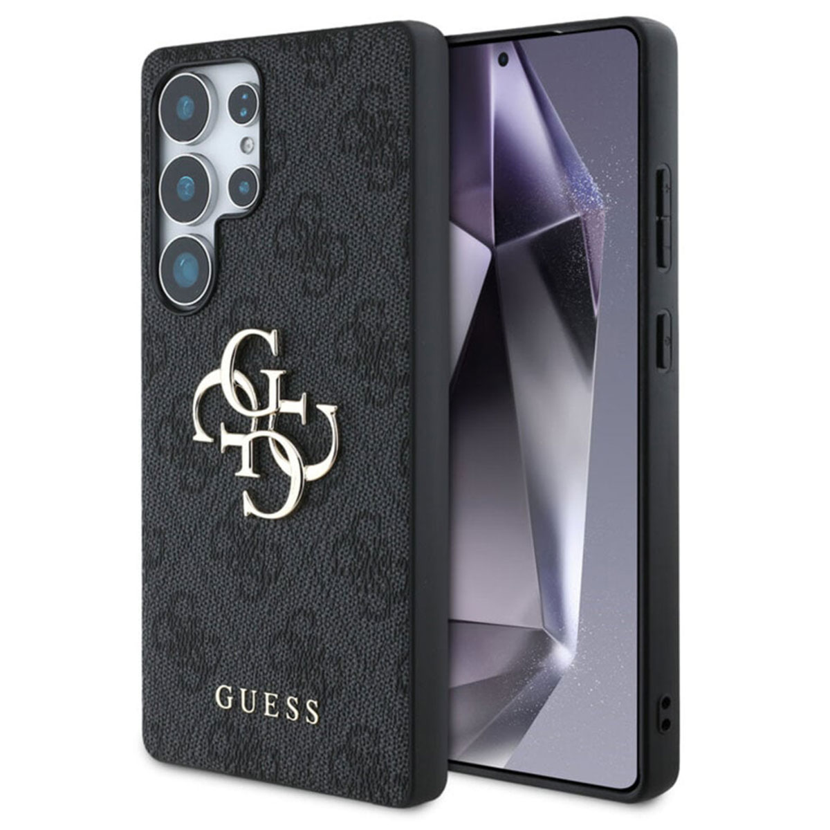 Hülle für Samsung Galaxy S25 Ultra S938, Guess, 4G Big Logo, Schwarz