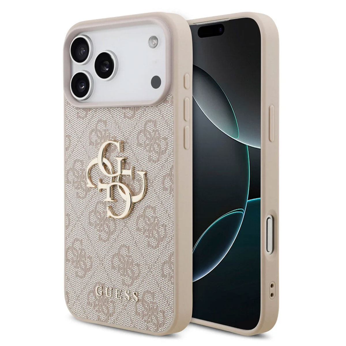 Guess 4G Metal Logo Back Cover für das Apple iPhone 17 Pro Max - Rosa