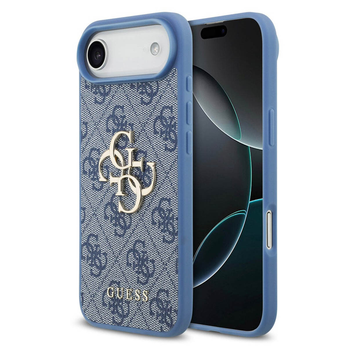 Guess 4G Metal Logo Back Cover für das Apple iPhone Air - Blau