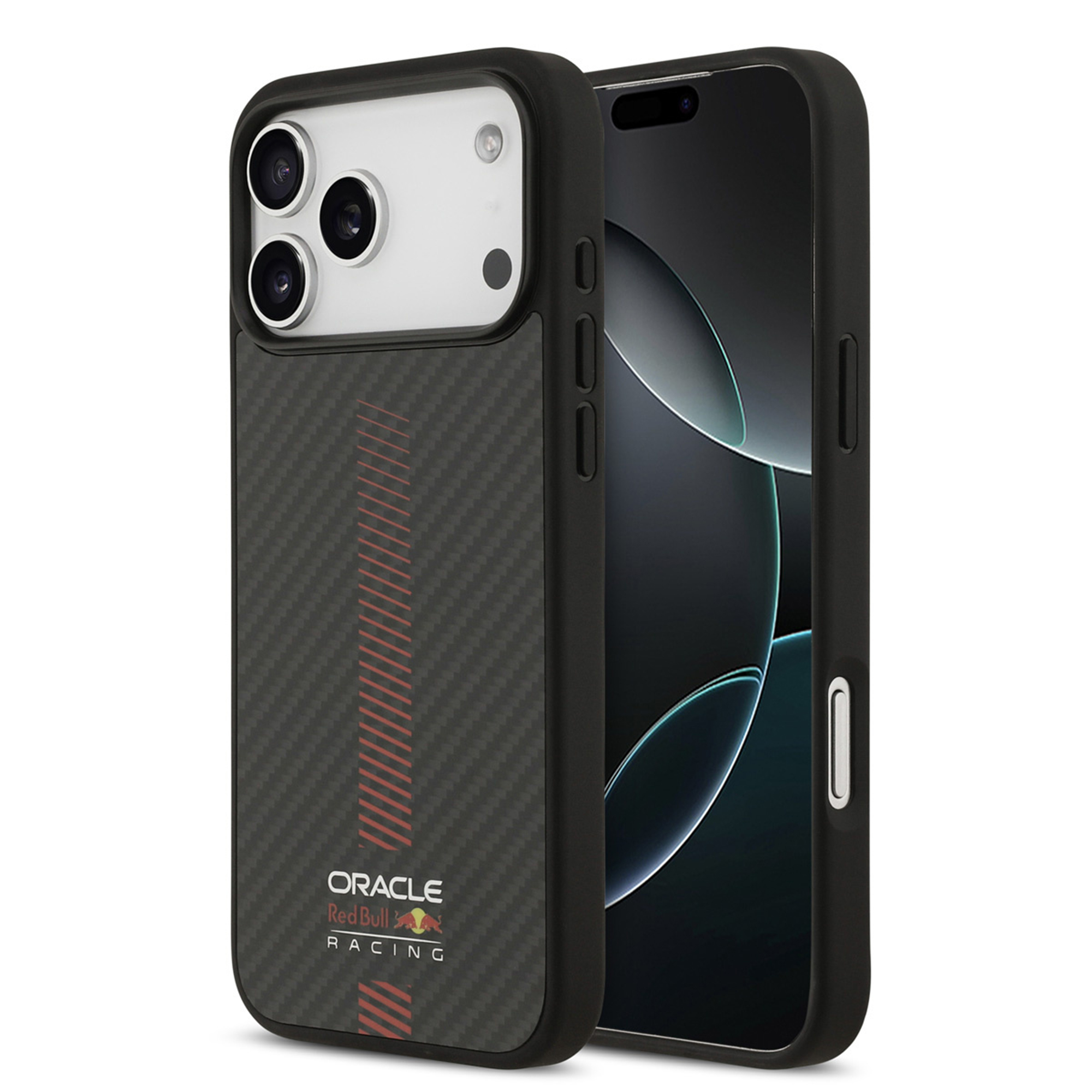 Red Bull Racing Powerbar Backcover MagSafe für das Apple iPhone 17 Pro Max - Schwarz