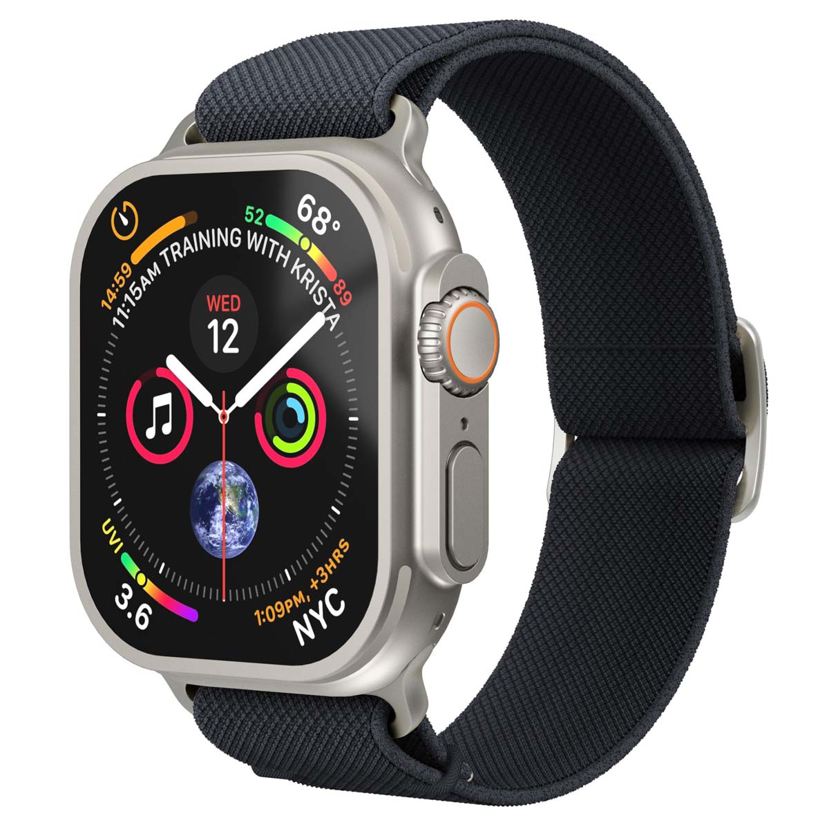 Vonmählen Classic Nylon Loop Armband für Apple Watch | 38/40/41/42 mm - Navy