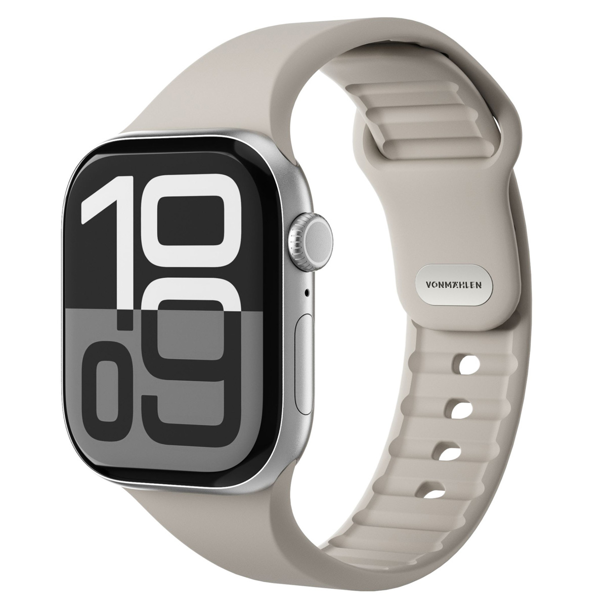 Vonmählen Classic Band 2 für Apple Watch 42/44/45/49mm, Cream; Ersatzarmband