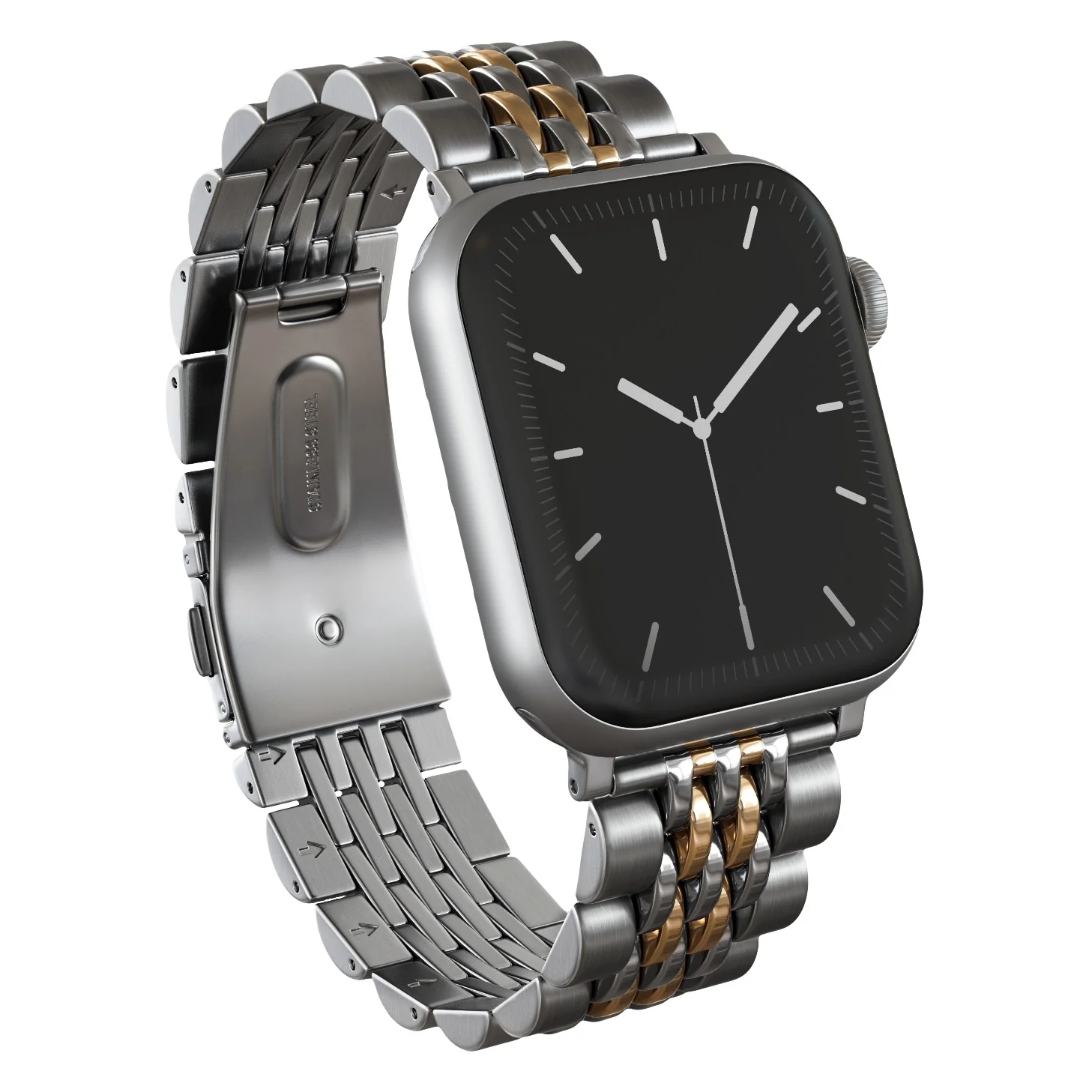 Burga Edelstahlarmband für Apple Watch | 38/40/41/42 mm - Platinum Gold