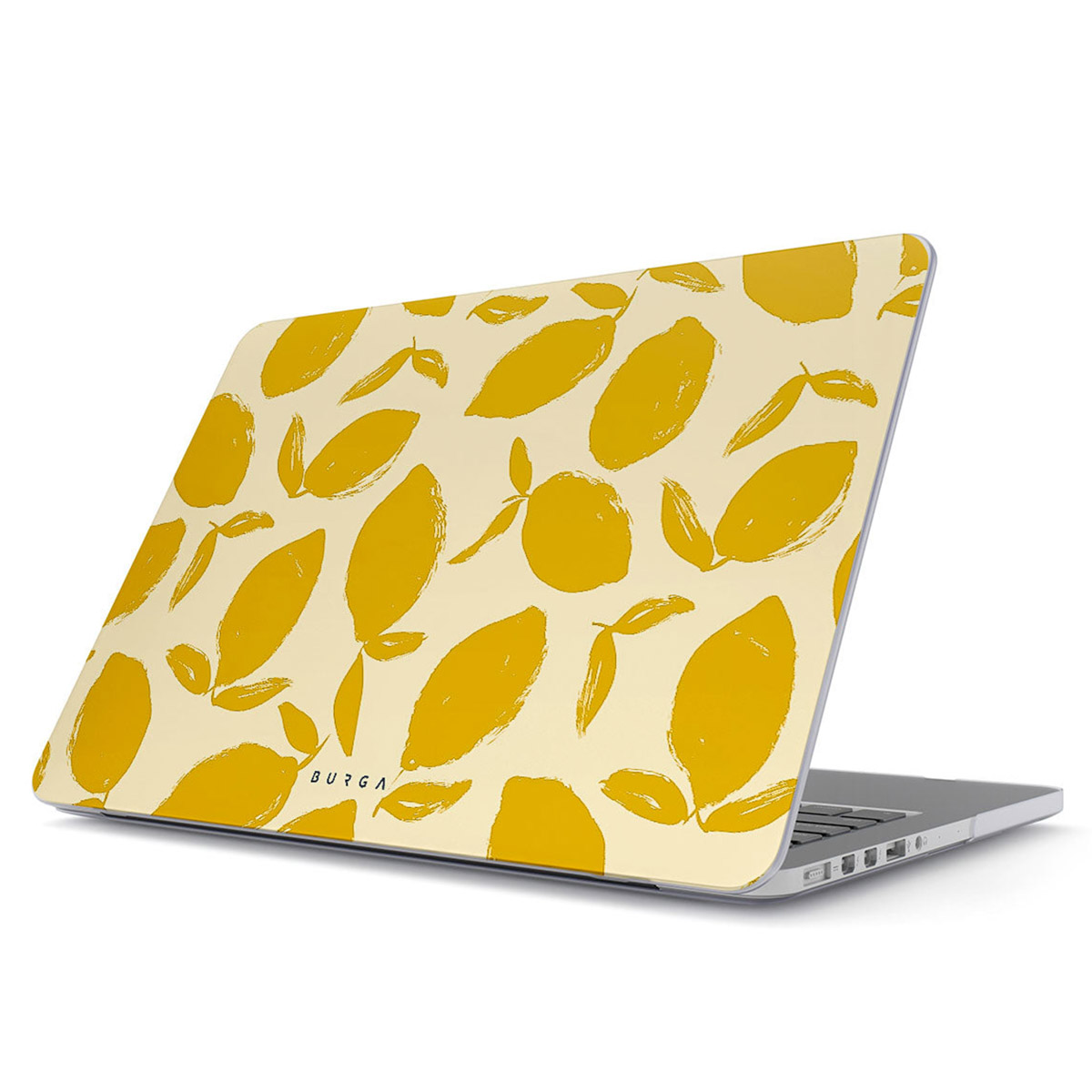 Burga Hardshell Hülle für das Apple MacBook Air 13 Zoll (2022 / 2024 M3 / 2025 M4 / 2026 M5) - Lemon Tart
