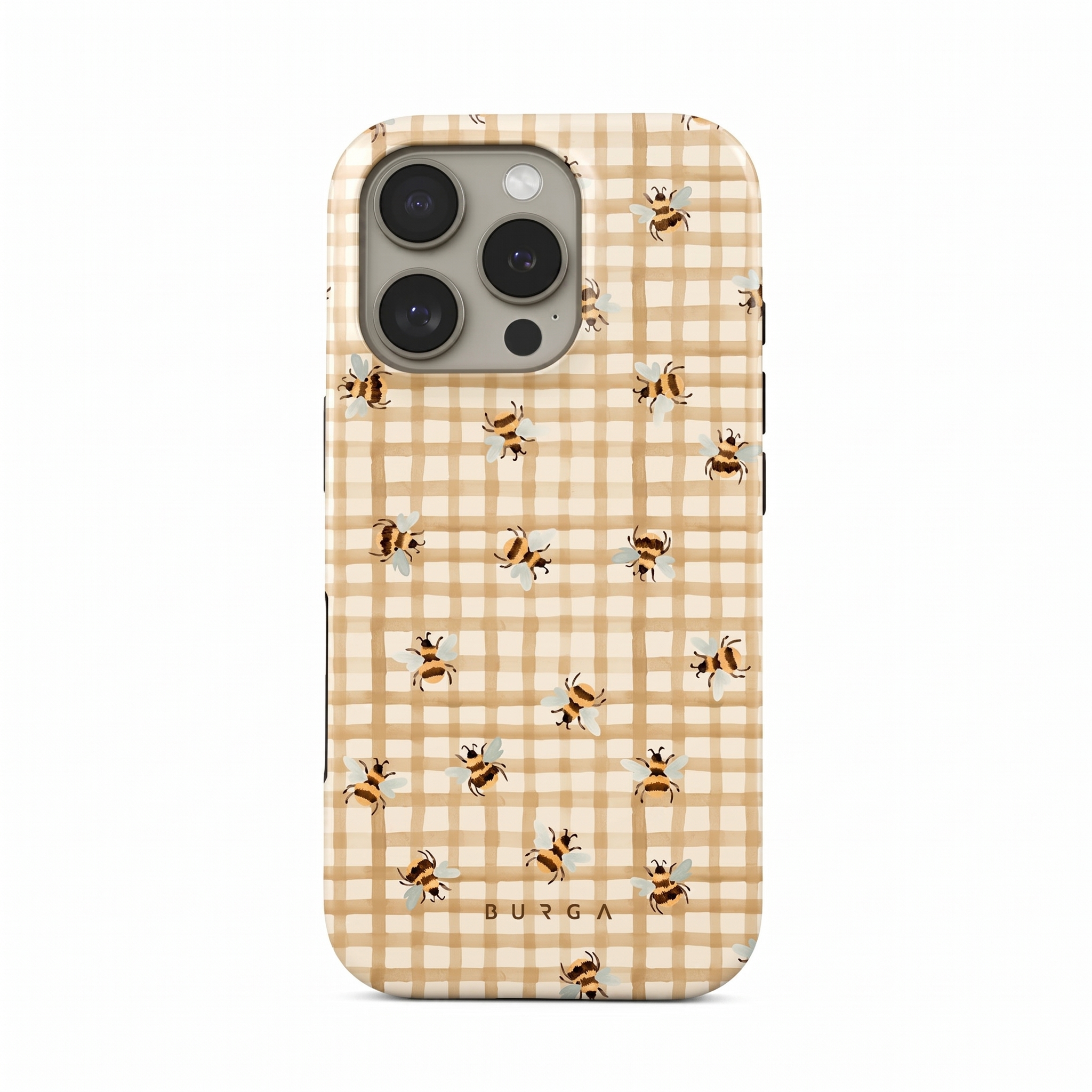 Burga Tough Back Cover MagSafe für das Apple iPhone 16 Pro - Honeycomb