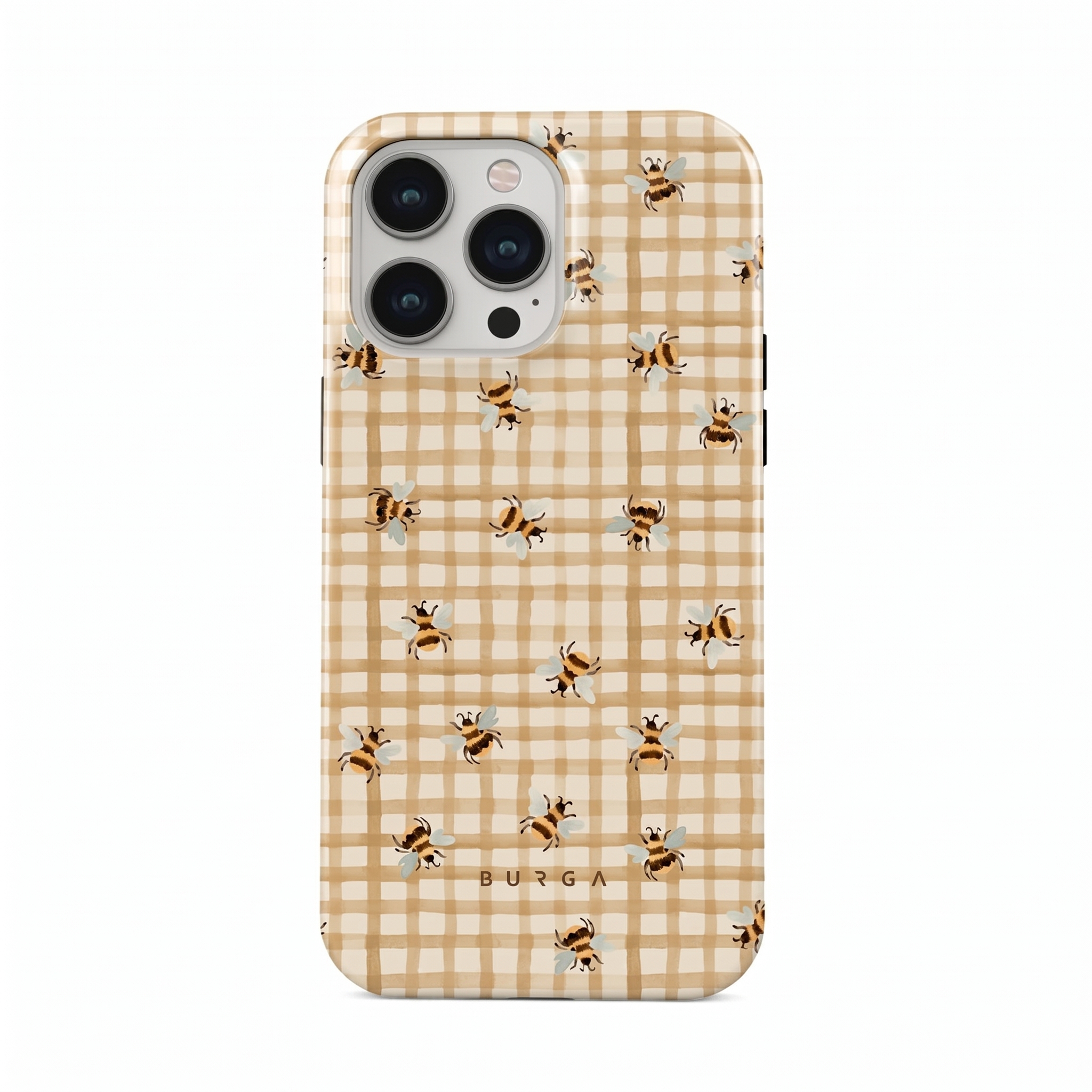 Burga Tough Back Cover MagSafe für das Apple iPhone 15 Pro - Honeycomb
