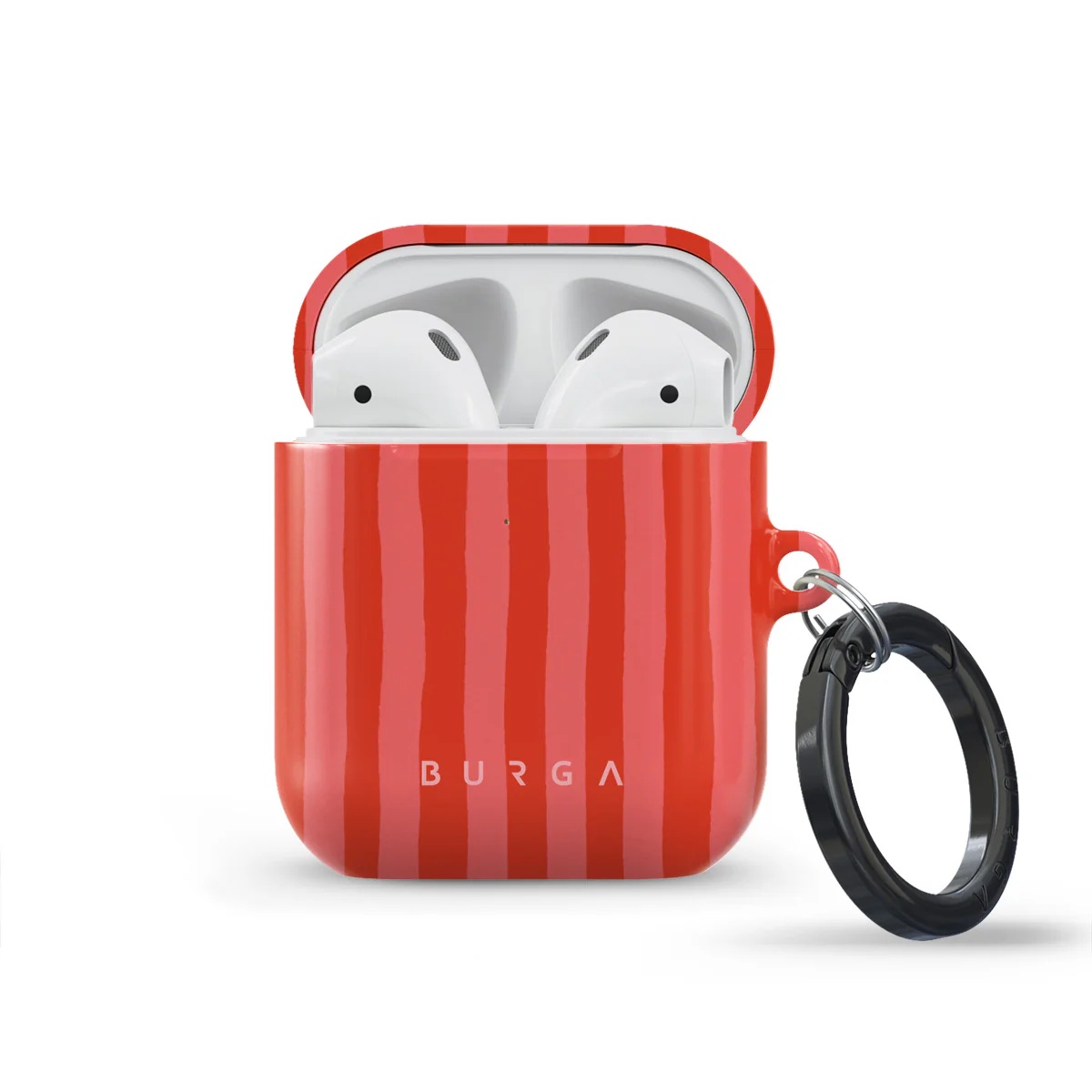 Burga Hardcase Hülle für das Apple AirPods 1 / 2 - Pomegranate
