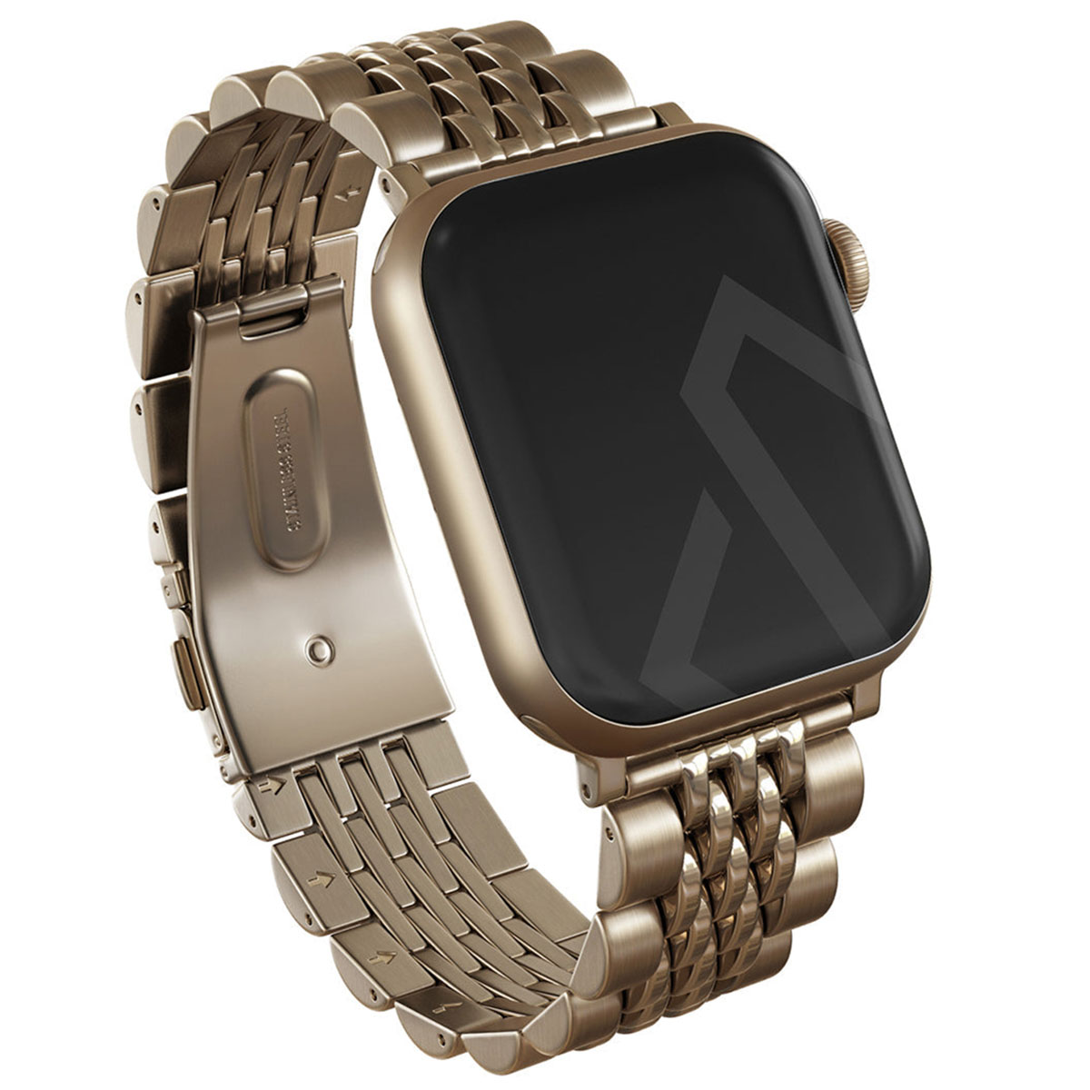 Burga Stalen bandje voor de Apple Watch | 44/45/46/49 mm - Goud
