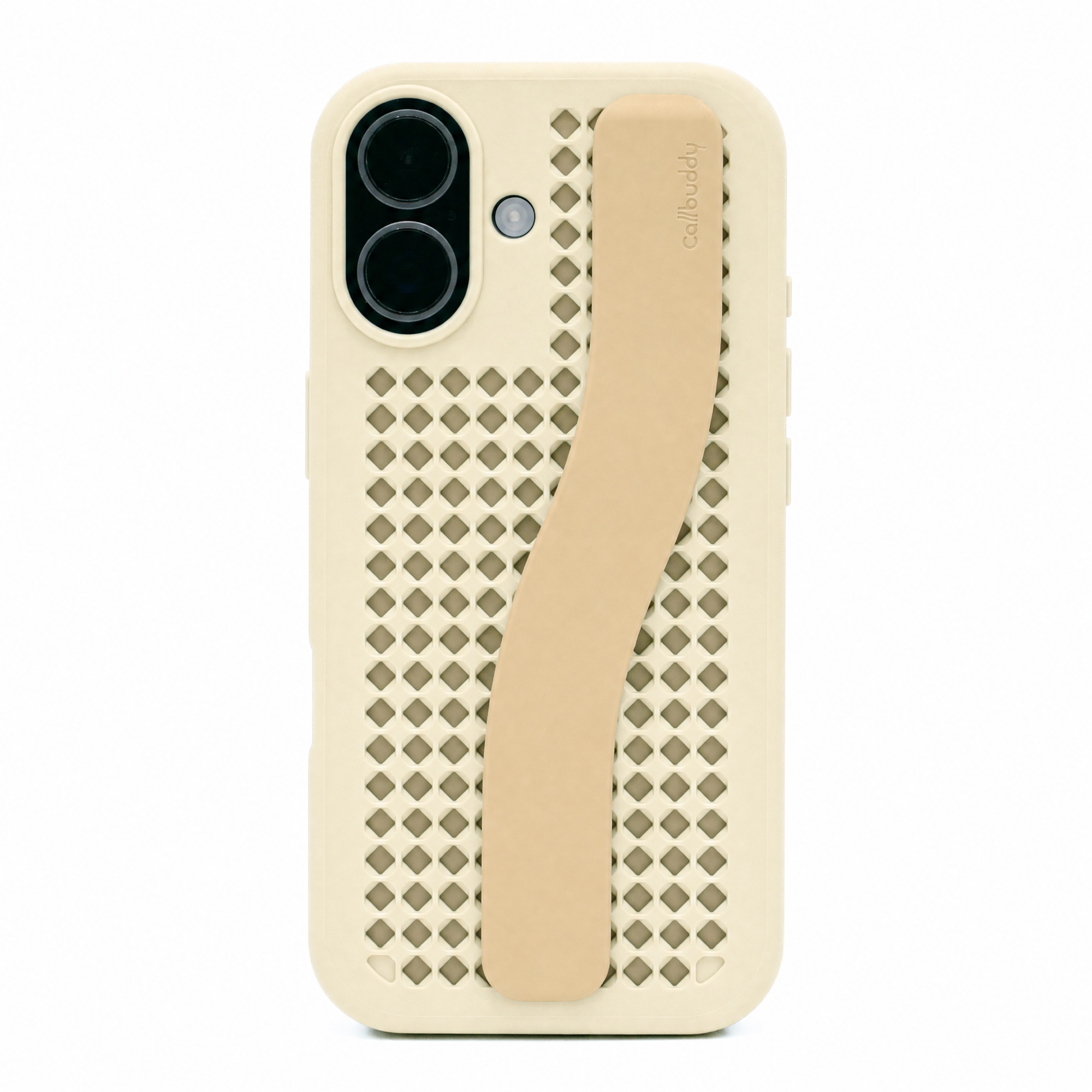 Callbuddy Hülle mit Strap für das Apple iPhone 17 - Sand Glow
